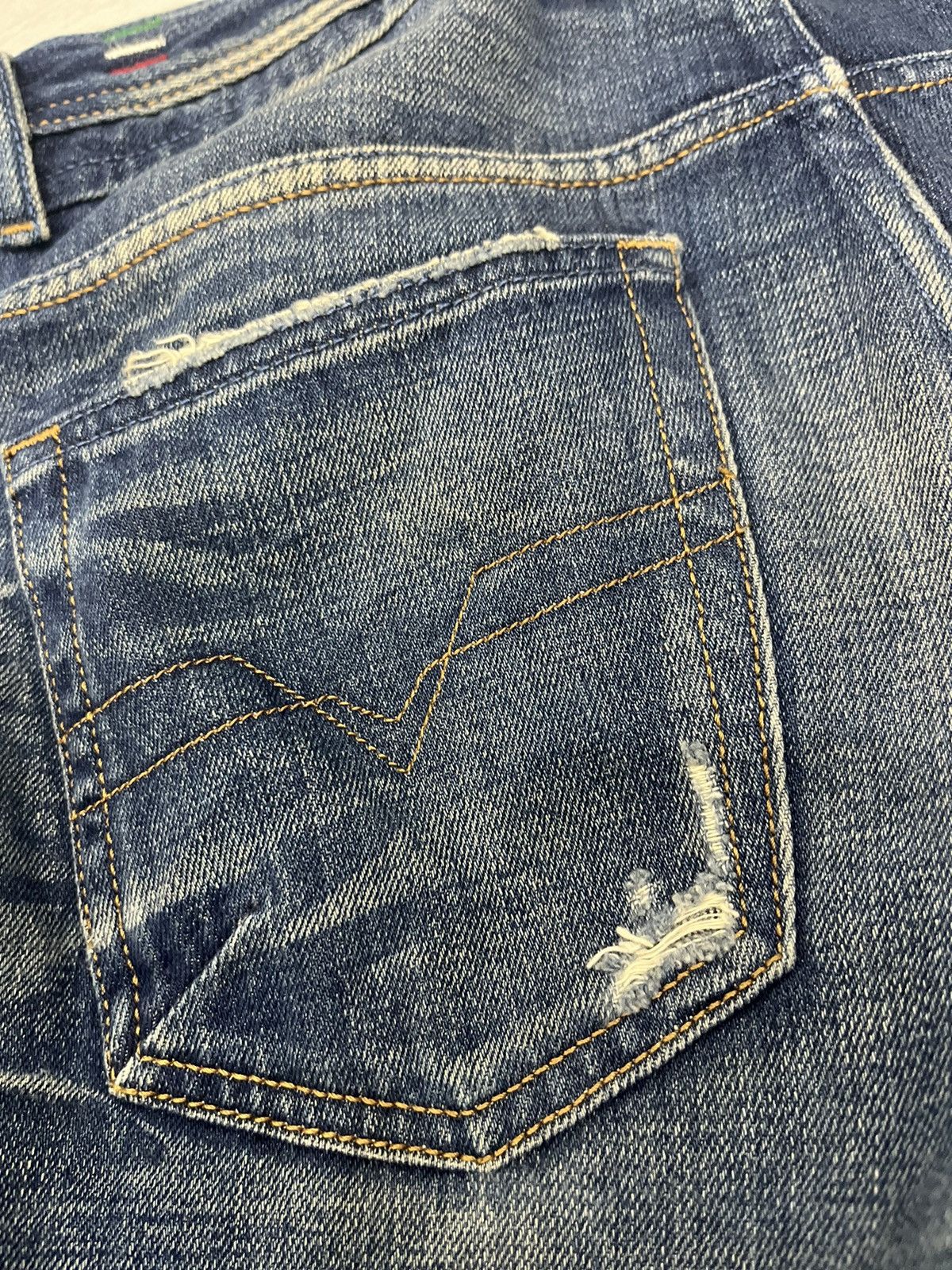 Diesel Vintage Faded Distressed Diesel Denim Y2K Style Size US 30 / EU 46 - 10 Thumbnail