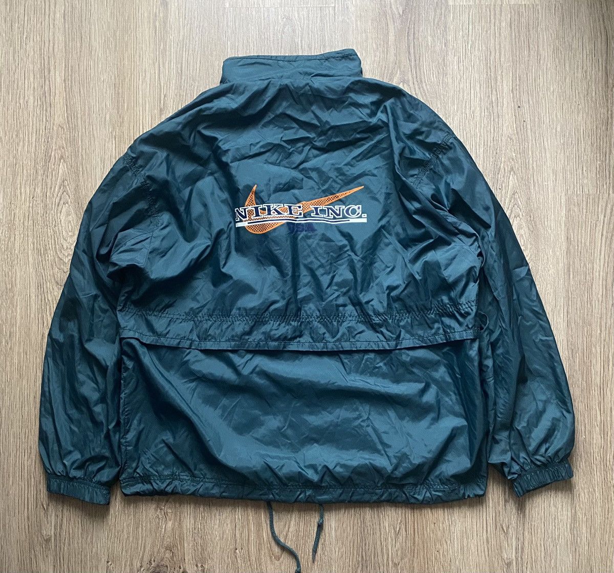 Nike × Vintage Vintage Nike 90’s Y2K rare emerald windbreaker USA L Size US L / EU 52-54 / 3 - 1 Thumbnail