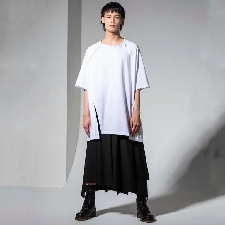 Yohji Yamamoto Ground Y Front Raglan Slit Cut & Sew
