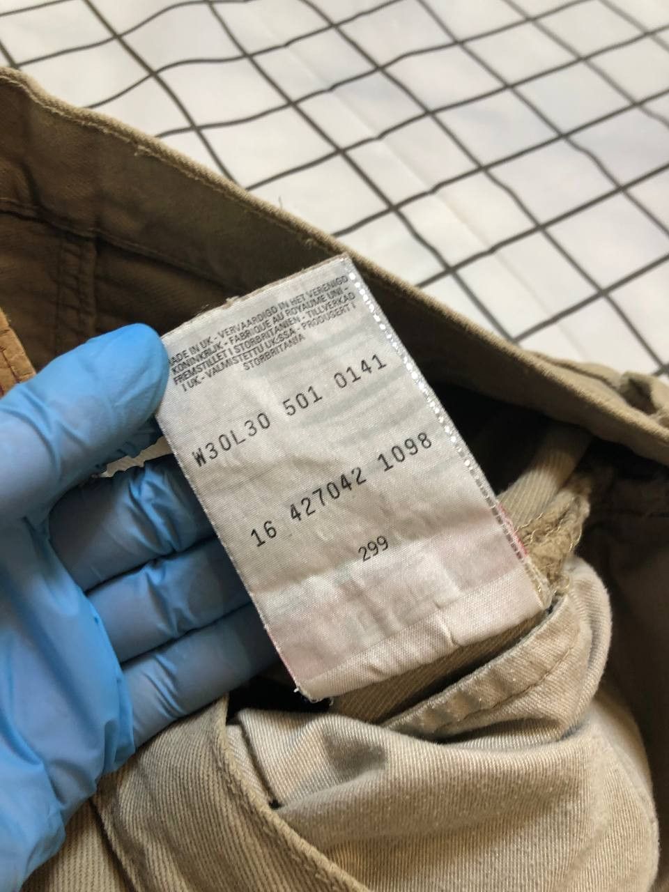 Levi's Levi's 501 Beige Vintage Denim Jeans 30x30 Size US 30 / EU 46 - 13 Thumbnail