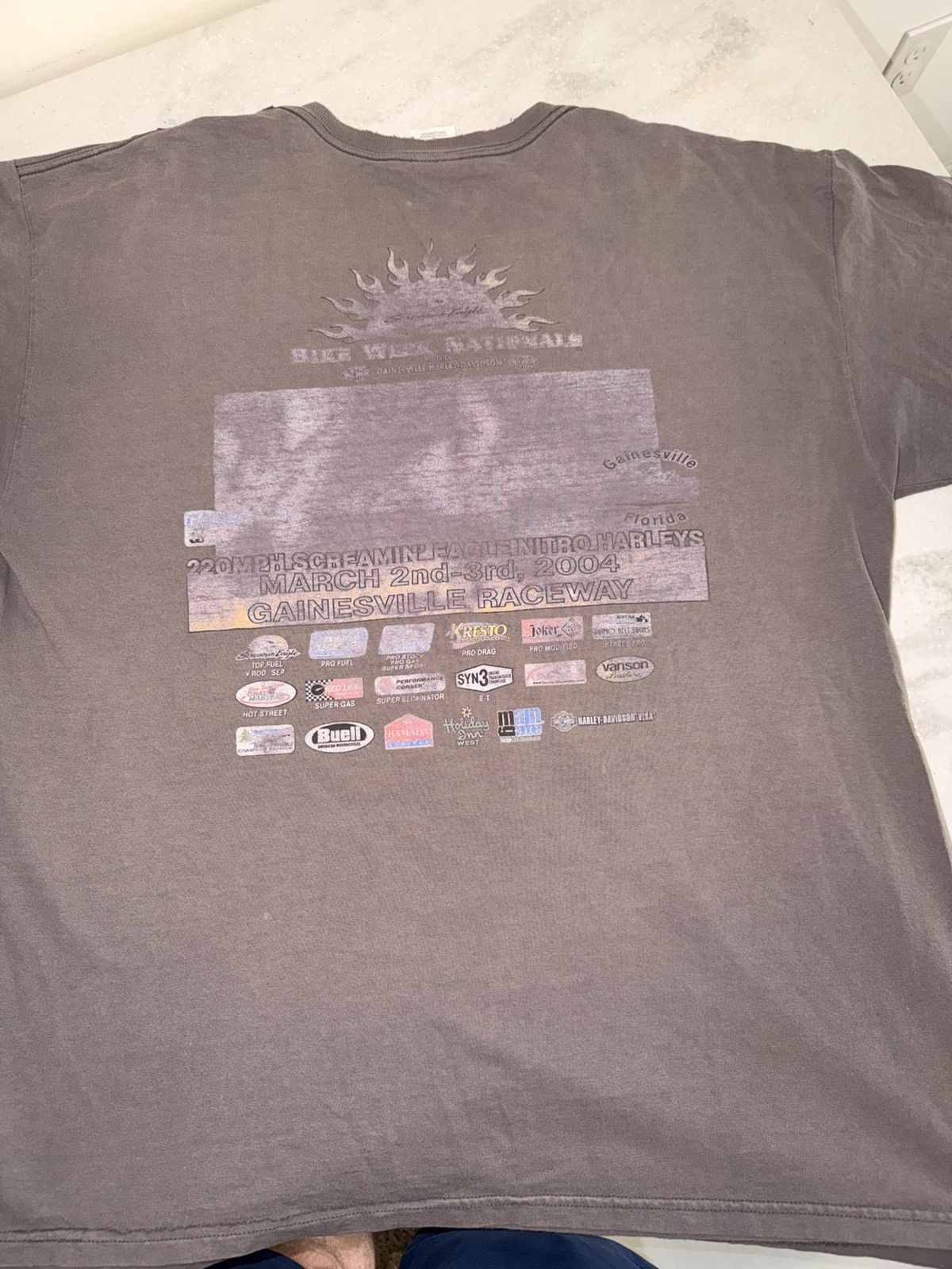 Harley Davidson Y2K Faded Harley Davidson tee Size US XL / EU 56 / 4 - 6 Thumbnail