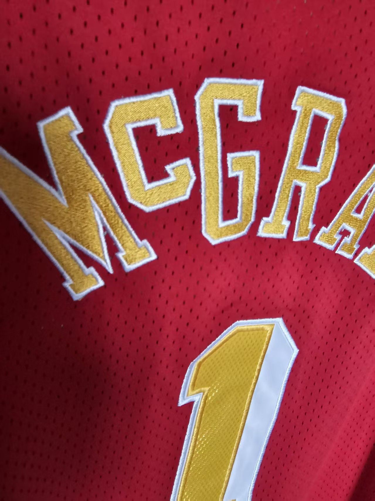 NBA Houston Rockets #1 Tracy McGrady Jersey Double Stitched Size US M / EU 48-50 / 2 - 5 Thumbnail