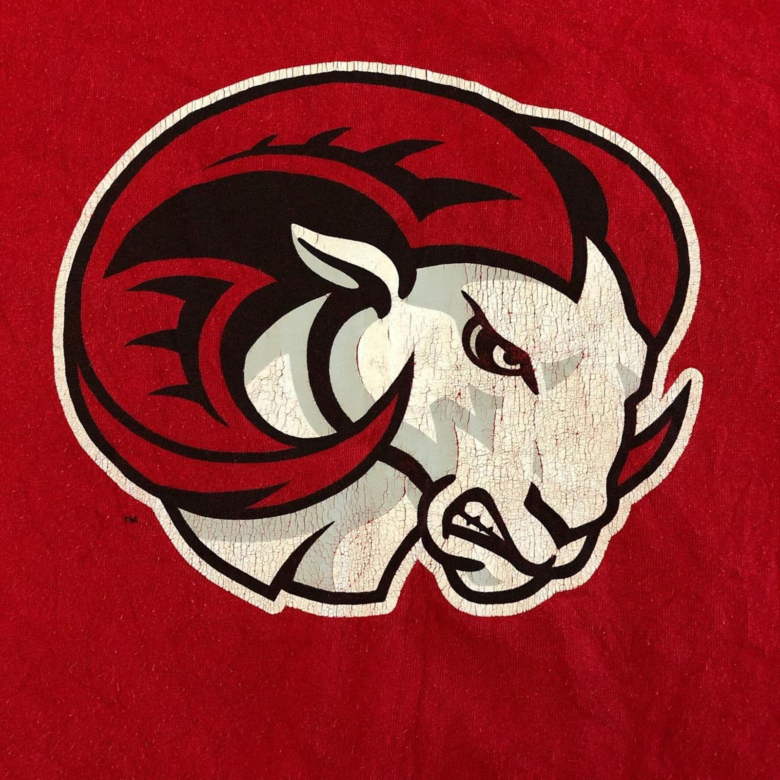 Russell Athletic Mens Red Ram Graphic Tee Size US M / EU 48-50 / 2 - 3 Thumbnail