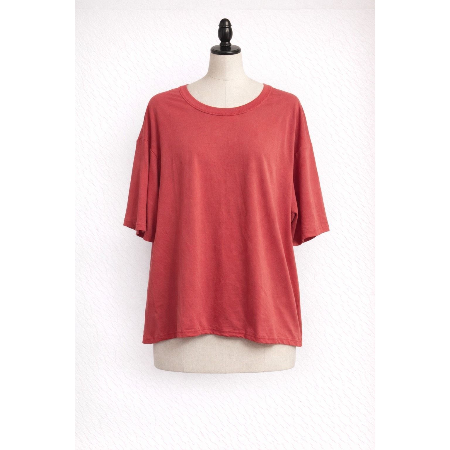 Layer 8 Layer 8 Pink Quick-Dry Oversized Short Sleeve Tee Shirt Women’s Large Size L / US 10 / IT 46 - 1 Thumbnail