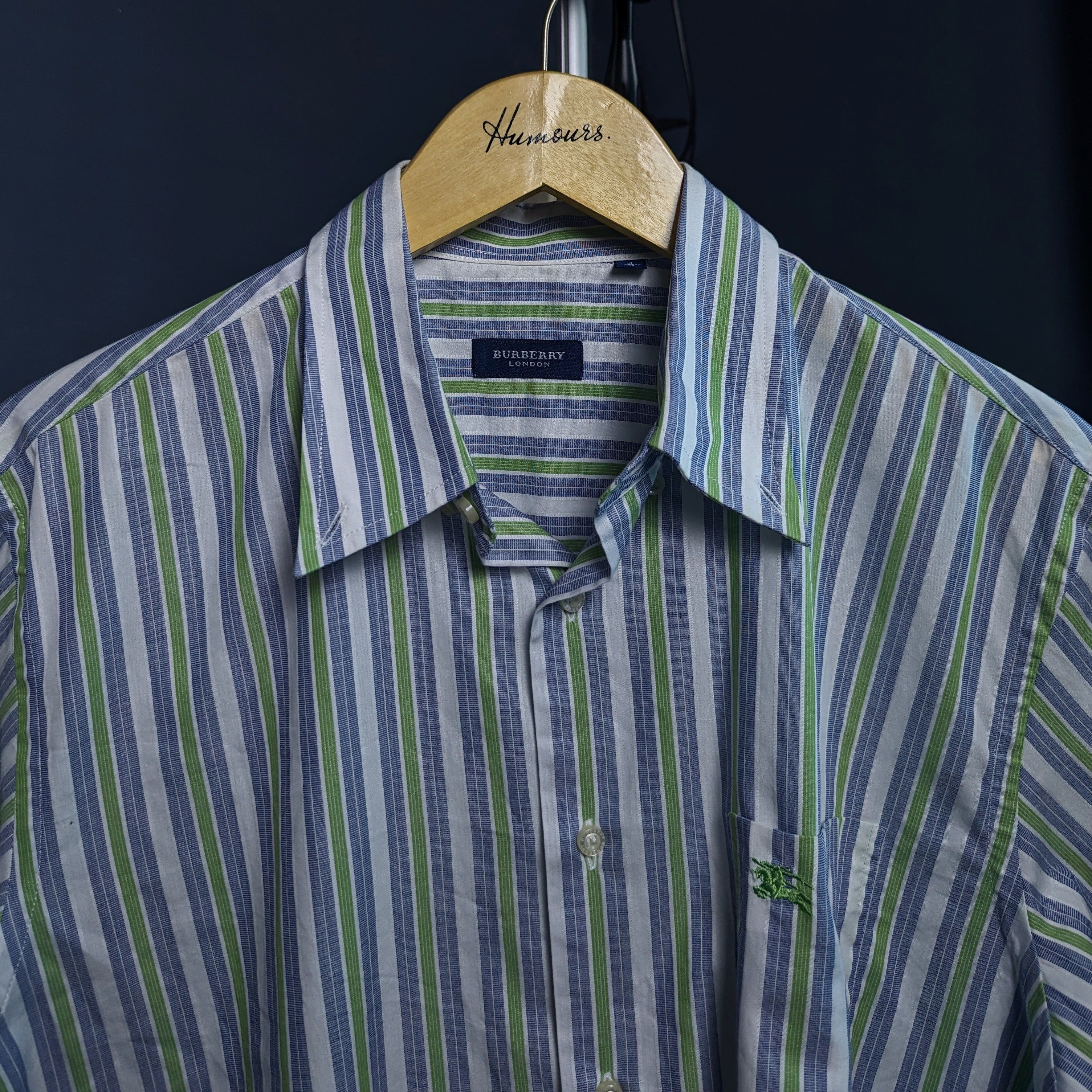 Burberry BURBERRY LONDON VINTAGE STRIPPED SHIRT Size US L / EU 52-54 / 3 - 2 Thumbnail