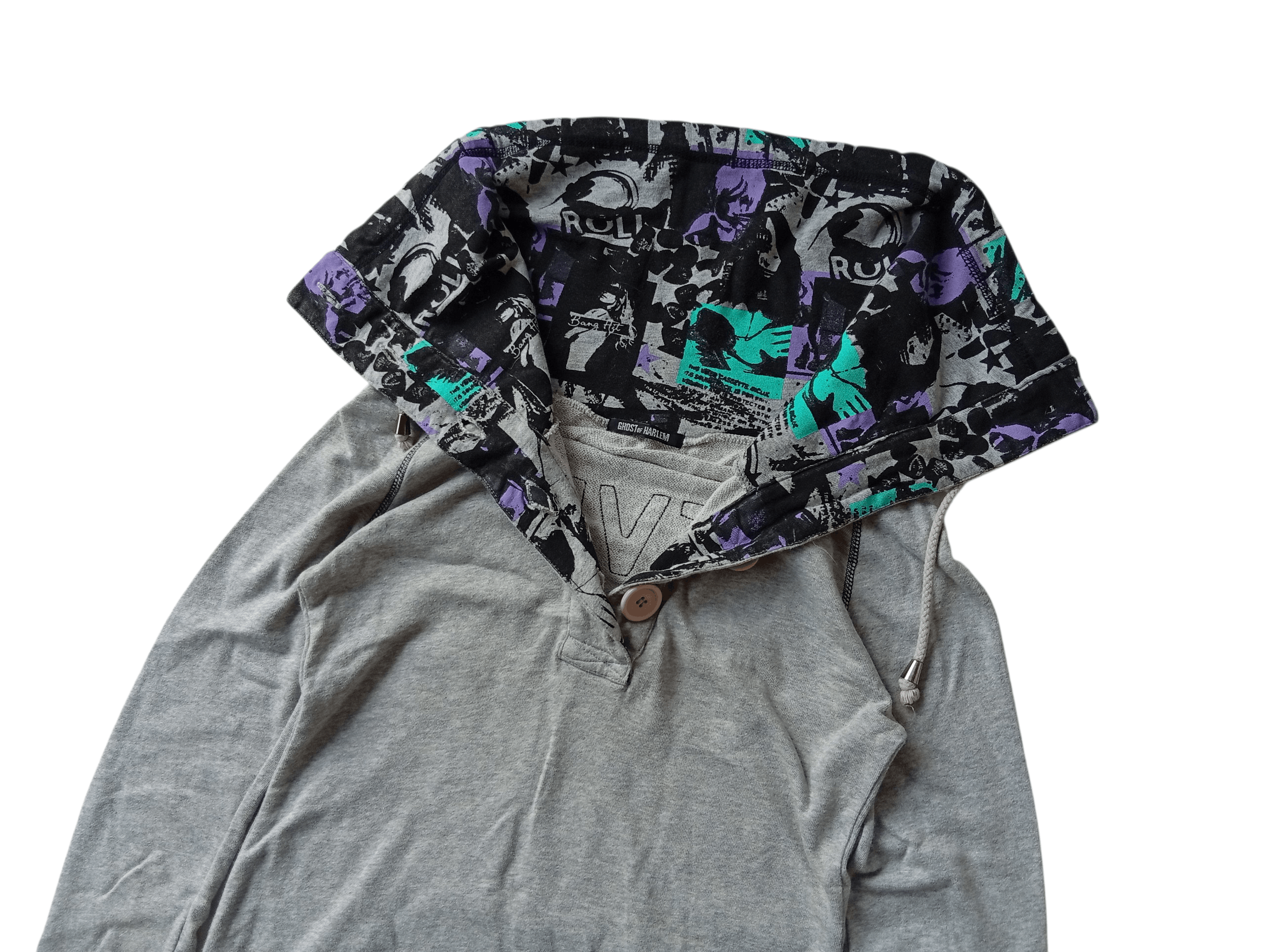 Japanese Brand Ghost of Harlem high neck button sweater Size M / US 6-8 / IT 42-44 - 4 Thumbnail