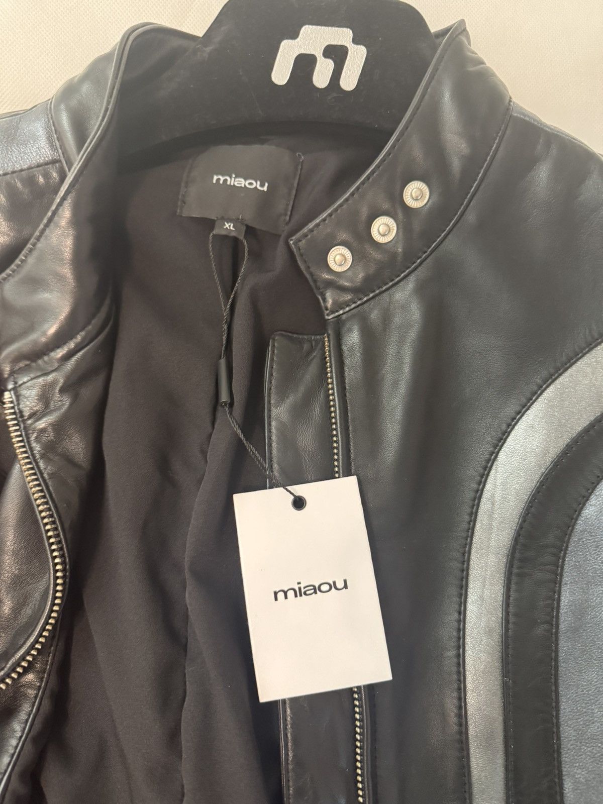 Miaou Miaou Sophie Leather Jacket Size XL / US 12-14 / IT 48-50 - 4 Thumbnail