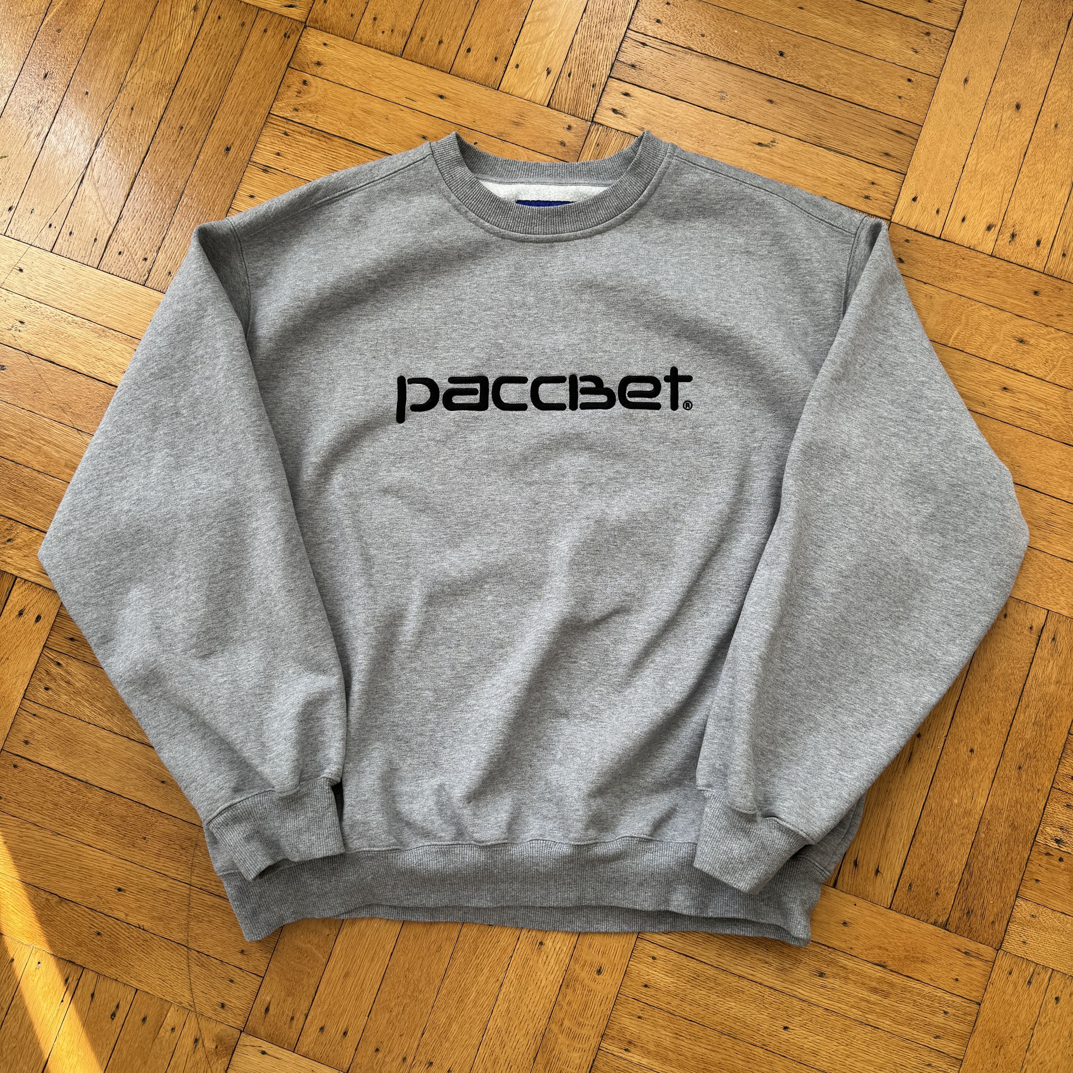 image of Paccbet X Carhartt Wip Heather Crewneck in Heather Grey, Men's (Size Large)