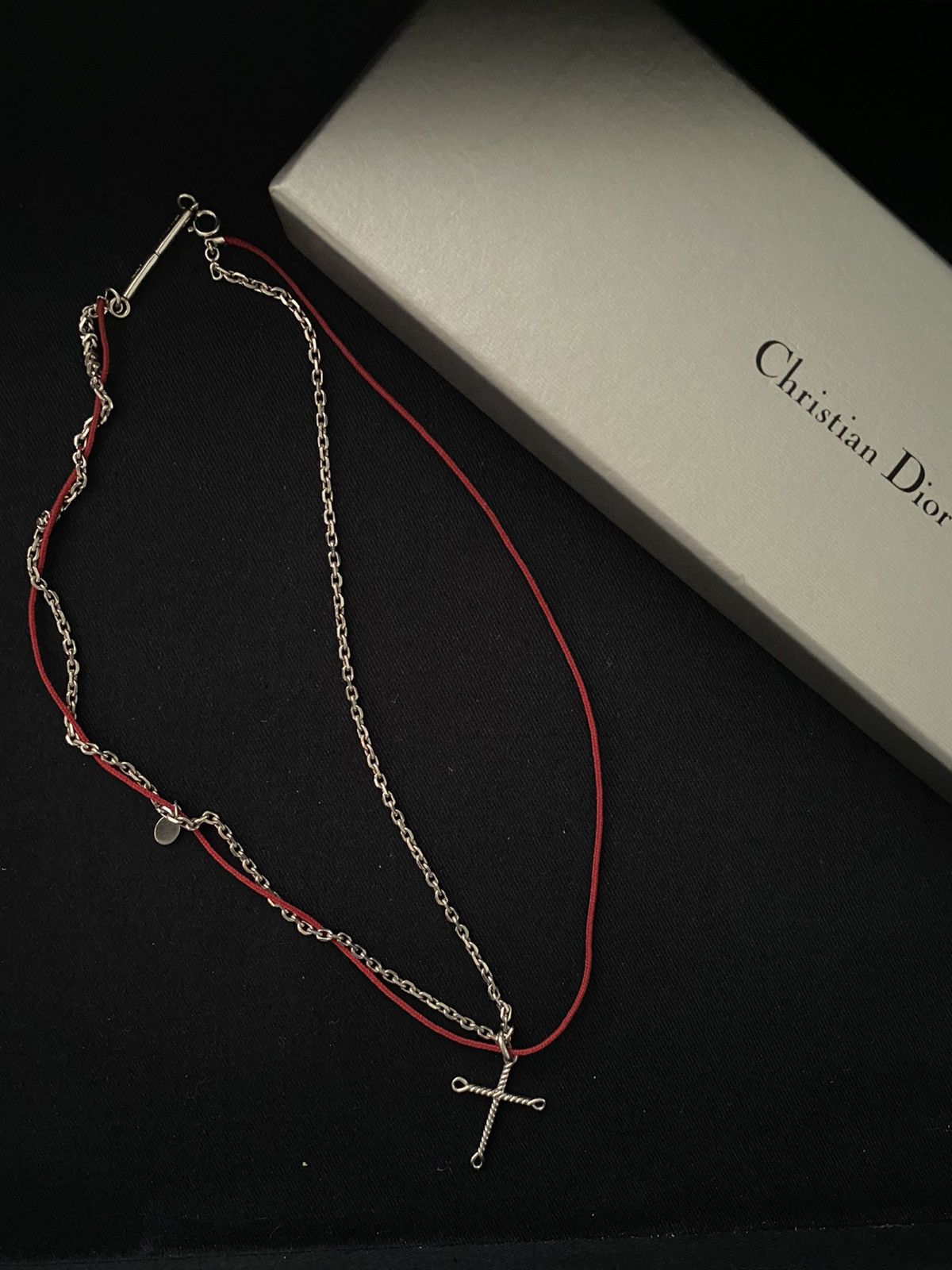 Dior × Hedi Slimane FW05 Dior Homme Cross Necklace Size ONE SIZE - 1 Thumbnail