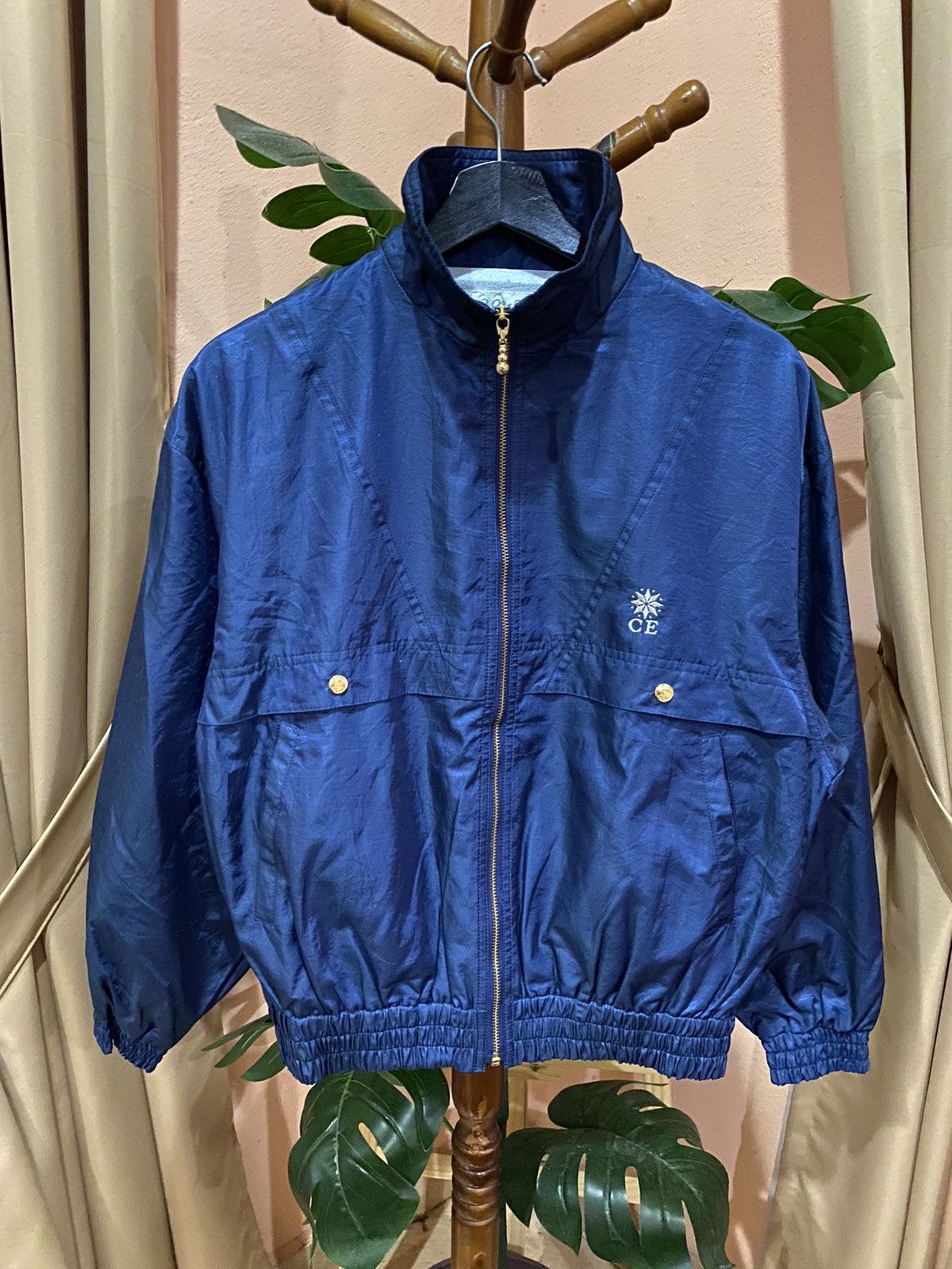 Japanese Brand Chris Evert Blue Lightweight Jacket – Stylish Vintage Size US M / EU 48-50 / 2 - 4 Thumbnail