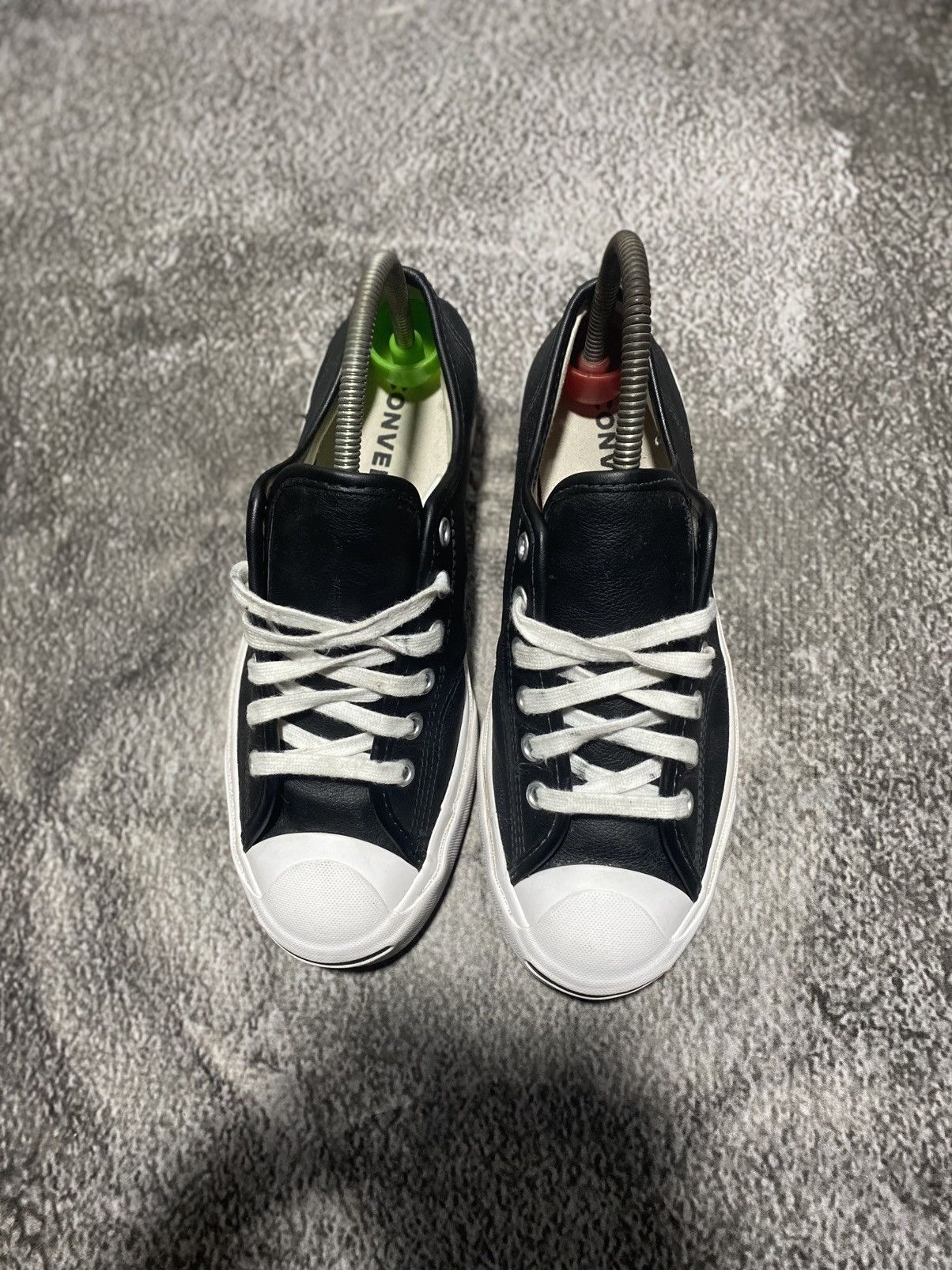Converse Converse jack purcell black white leather Size US 7.5 / IT 37.5 - 3 Thumbnail