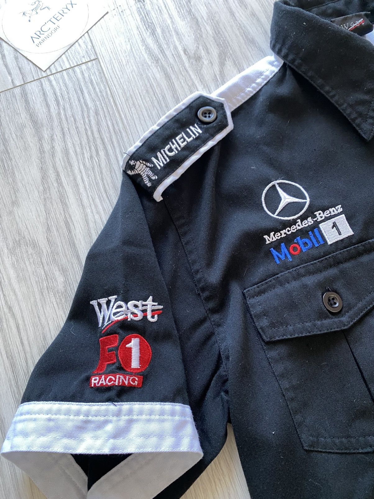 Mercedes-Benz × Vintage Mercedes Benz x West racing uniform button up shirt Size US S / EU 44-46 / 1 - 2 Thumbnail