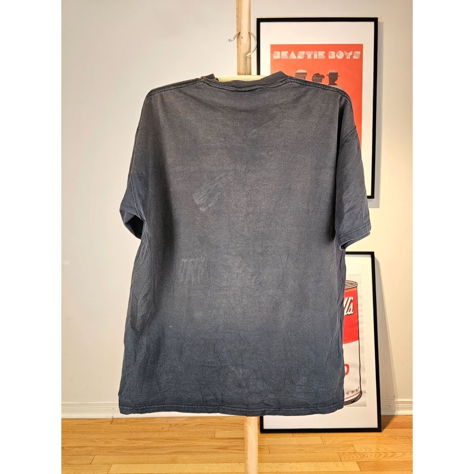 Russell Athletic VINTAGE Russell Athletic BLACK T-SHIRT SZ L ONE POCKET Short Sleeve Round Neck Men Standard Fit/Grid Gradient Sun Fade Size US L / EU 52-54 / 3 - 6 Thumbnail