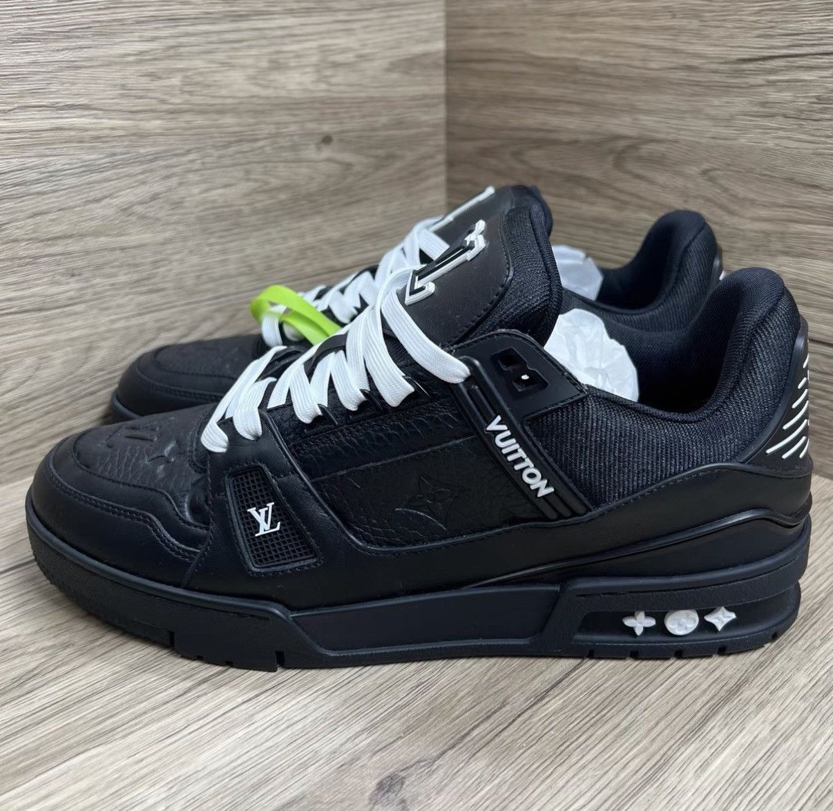 Louis Vuitton Louis Vuitton Trainer Black Art Gallery sneakers J41 Size US 8.5 / EU 41-42 - 1 Thumbnail