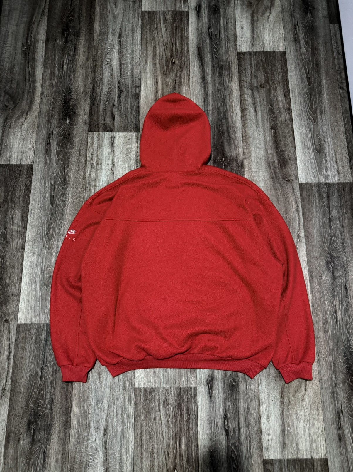 Nike Vintage Nike Supreme Court Fleece BigLogo Hoodie Oversized Size US XXL / EU 58 / 5 - 8 Thumbnail