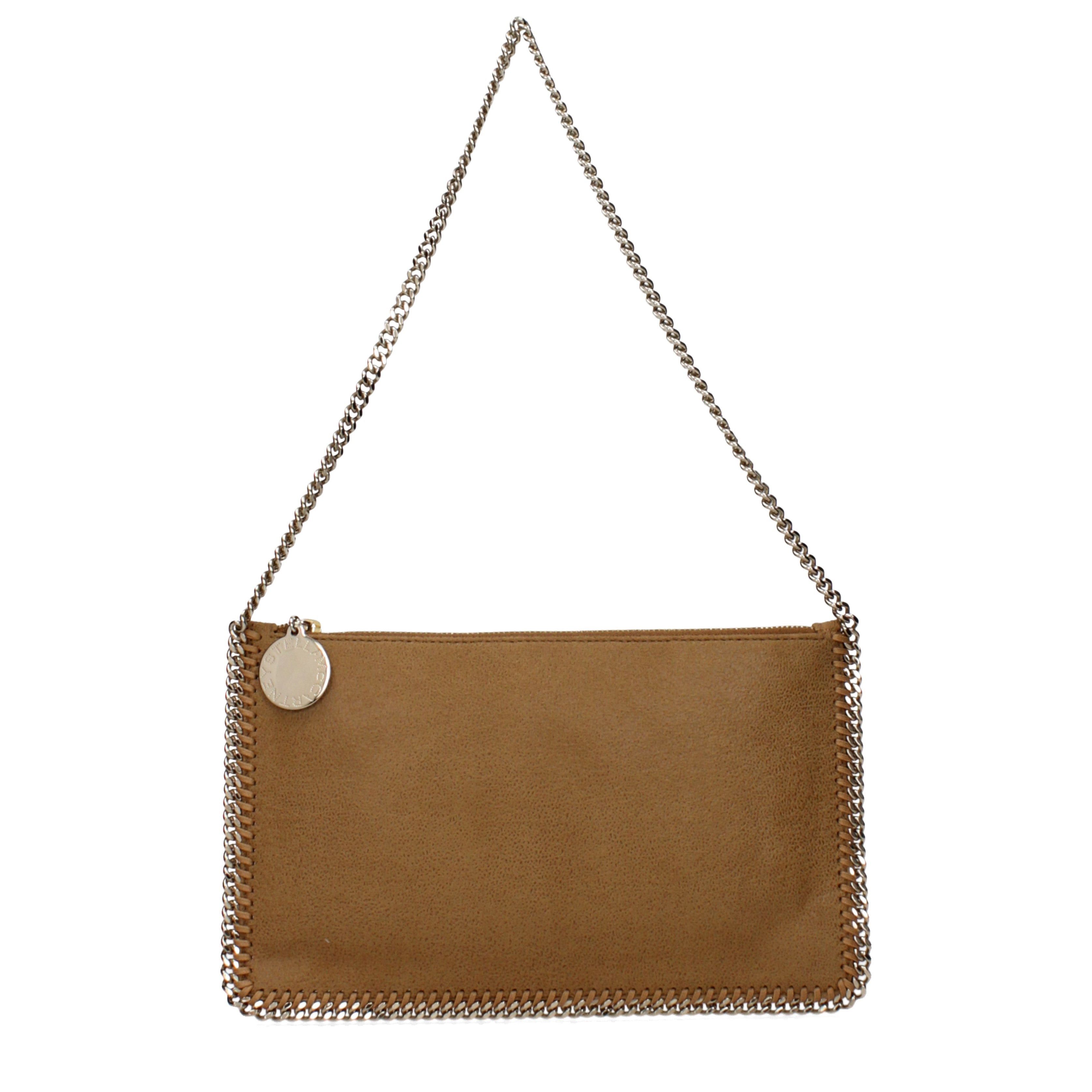 Stella McCartney Stella McCartney Shoulder Bags Women Eco Suede Brown/Amber Size ONE SIZE - 1 Thumbnail