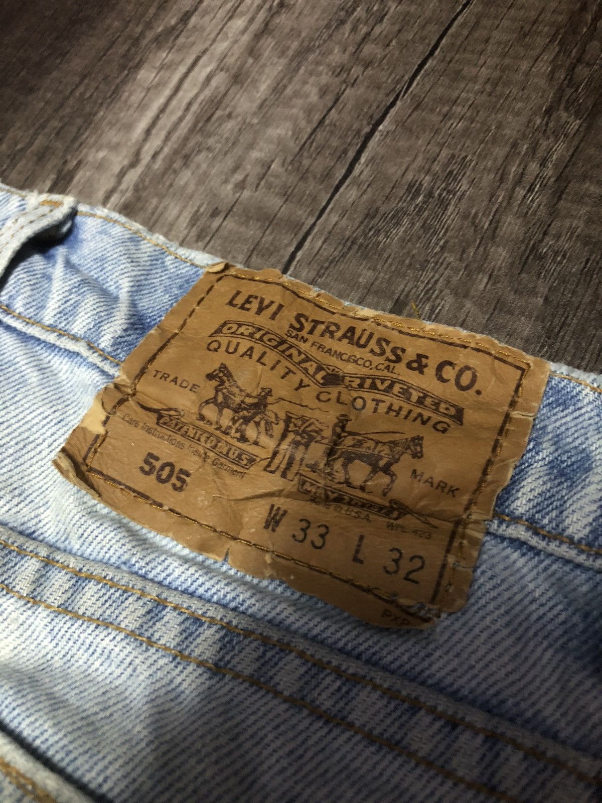 Levi's Vintage Clothing × Vintage Vintage Levi's 505 Oren Tag Size US 32 / EU 48 - 10 Thumbnail