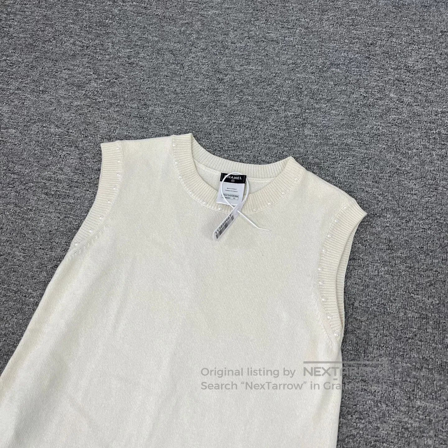 Chanel Chanel size 42 Knitted sleeveless dress| Size L / US 10 / IT 46 - 3 Thumbnail