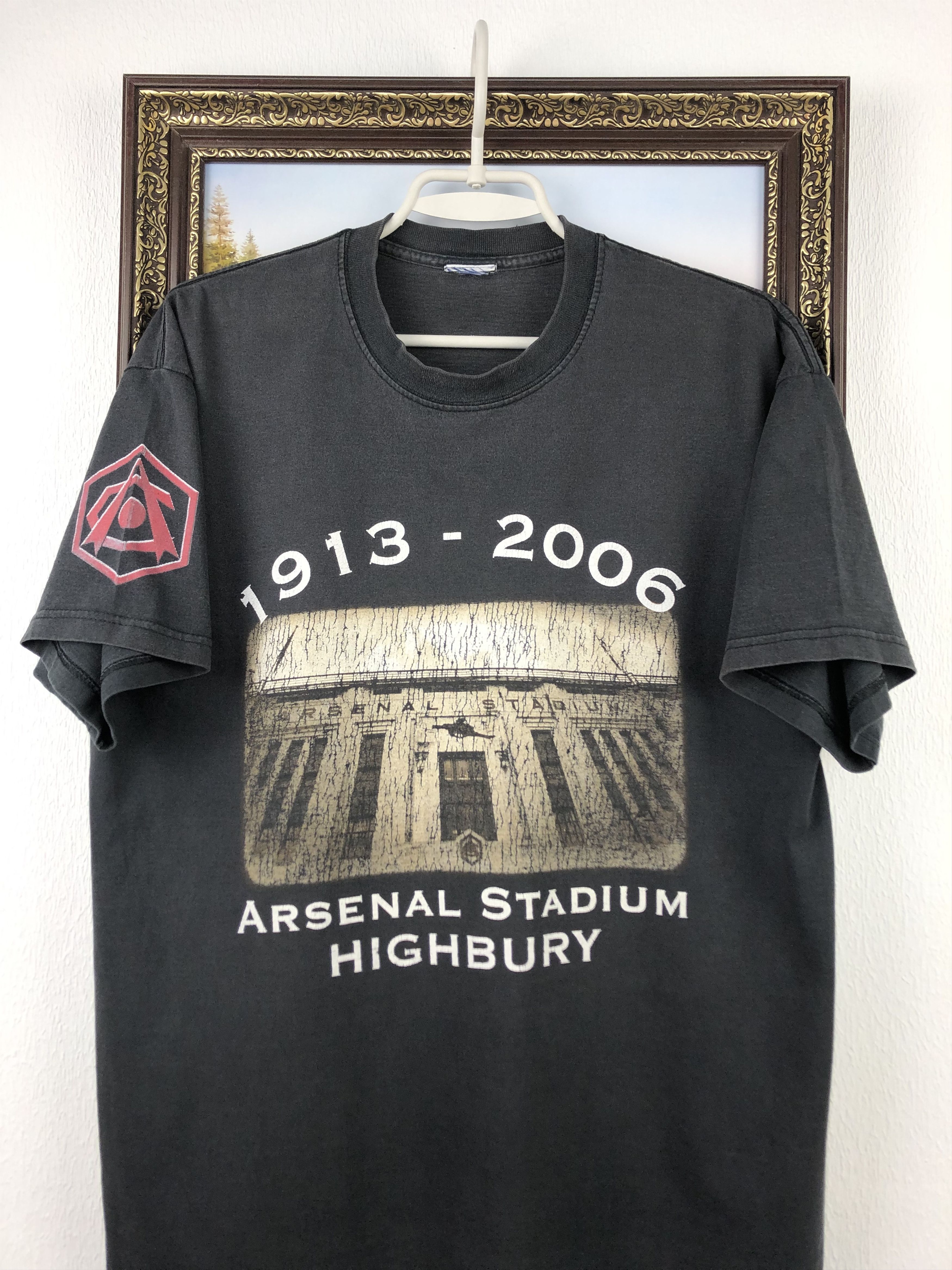 Vintage Vintage Arsenal Football Shirt Highbury Stadium Jersey Tee Size US M / EU 48-50 / 2 - 2 Thumbnail
