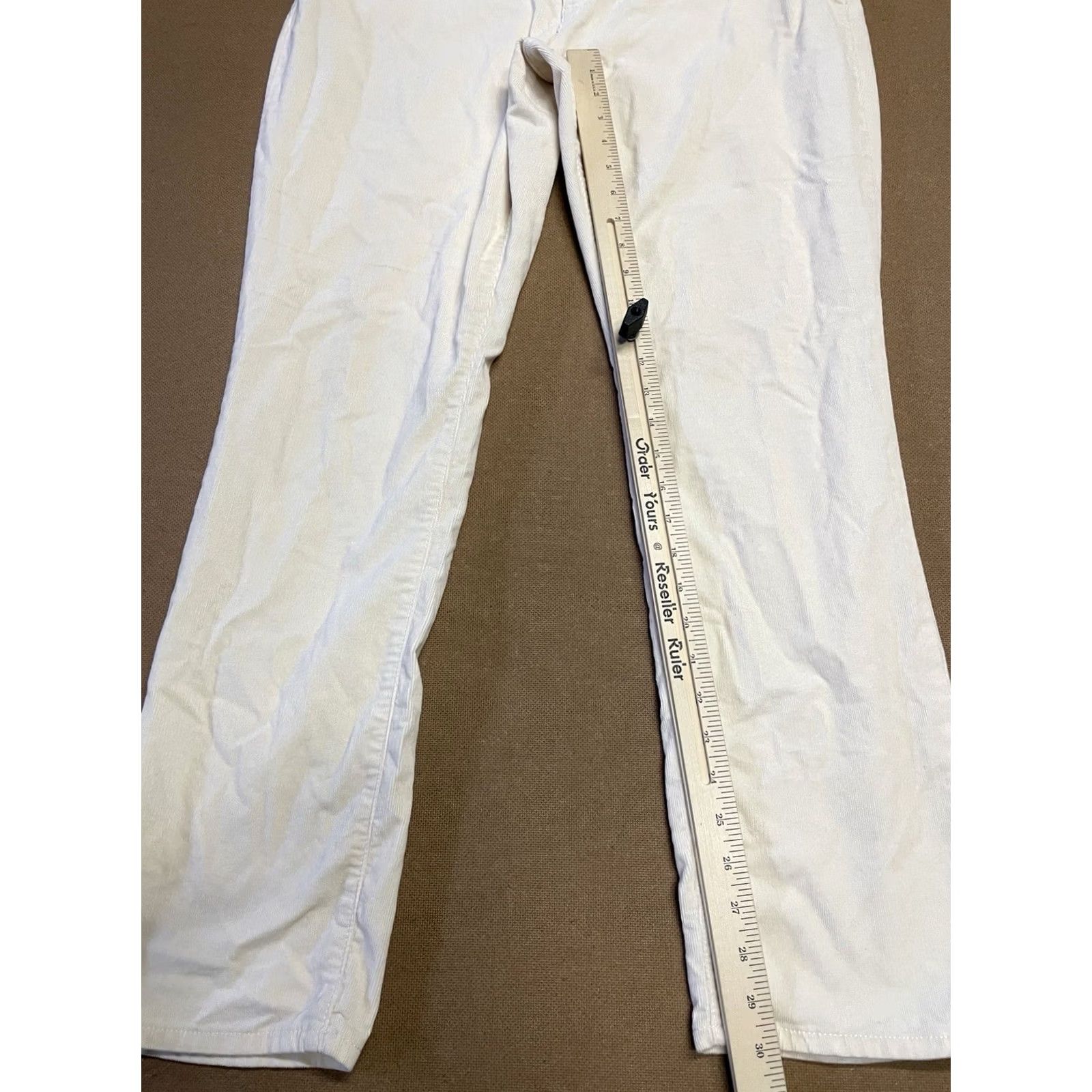 Chaps Chaps Ralph Lauren Corduroy Pants Womens 14 Beige Polo Chino Cord Zip Ladies Size 36" / US 14 / IT 50 - 4 Thumbnail