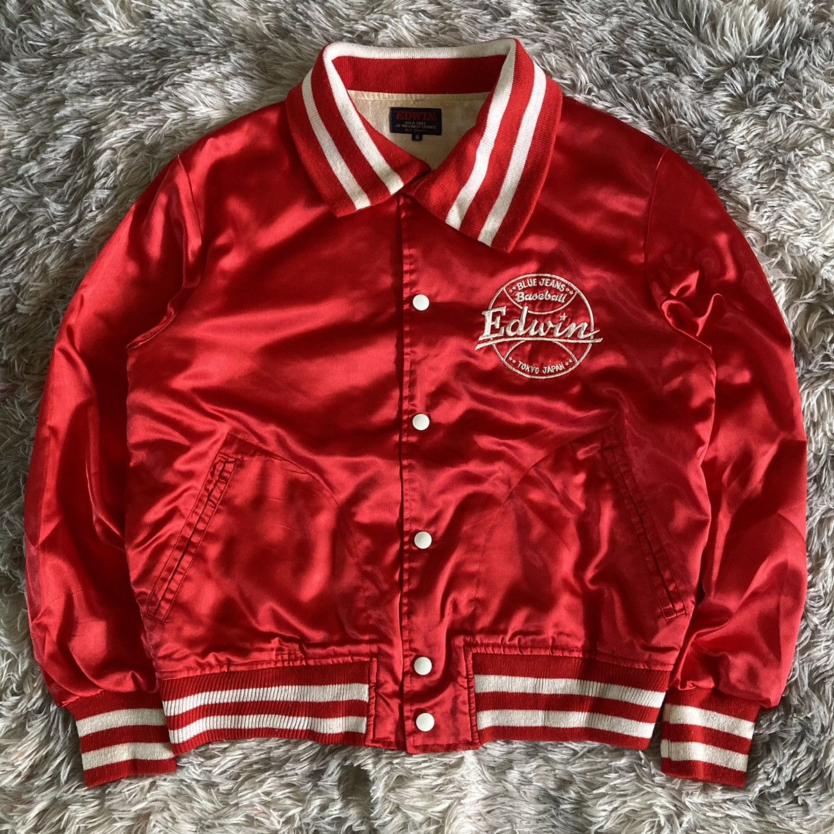 Vintage Edwin Baseball Jacket 80s✨
