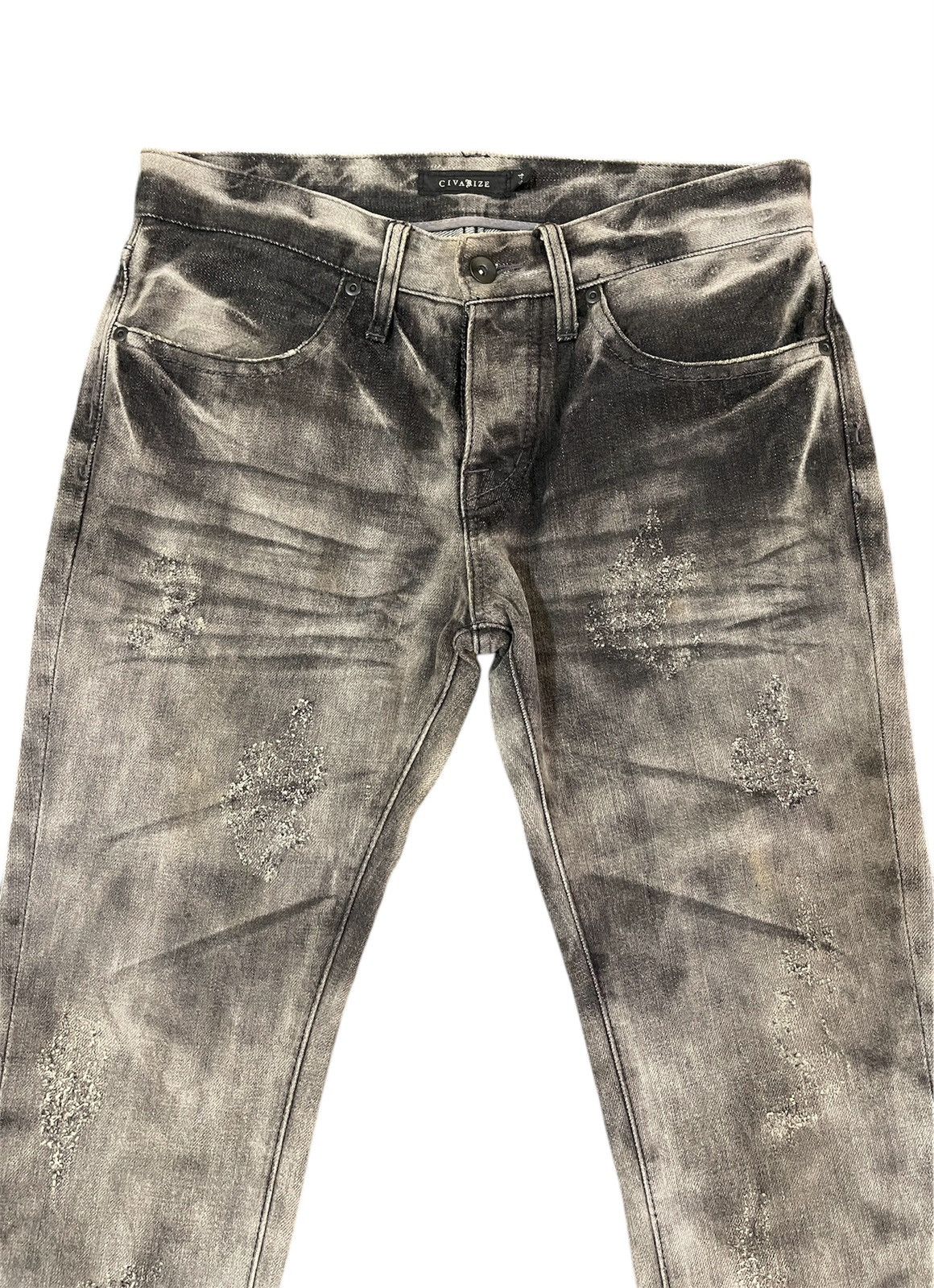 CIVARIZE × If Six Was Nine × Japanese Brand 🔥Rare🔥CIVARIZE Distressed Flare Jeans Size US 31 - 2 Thumbnail