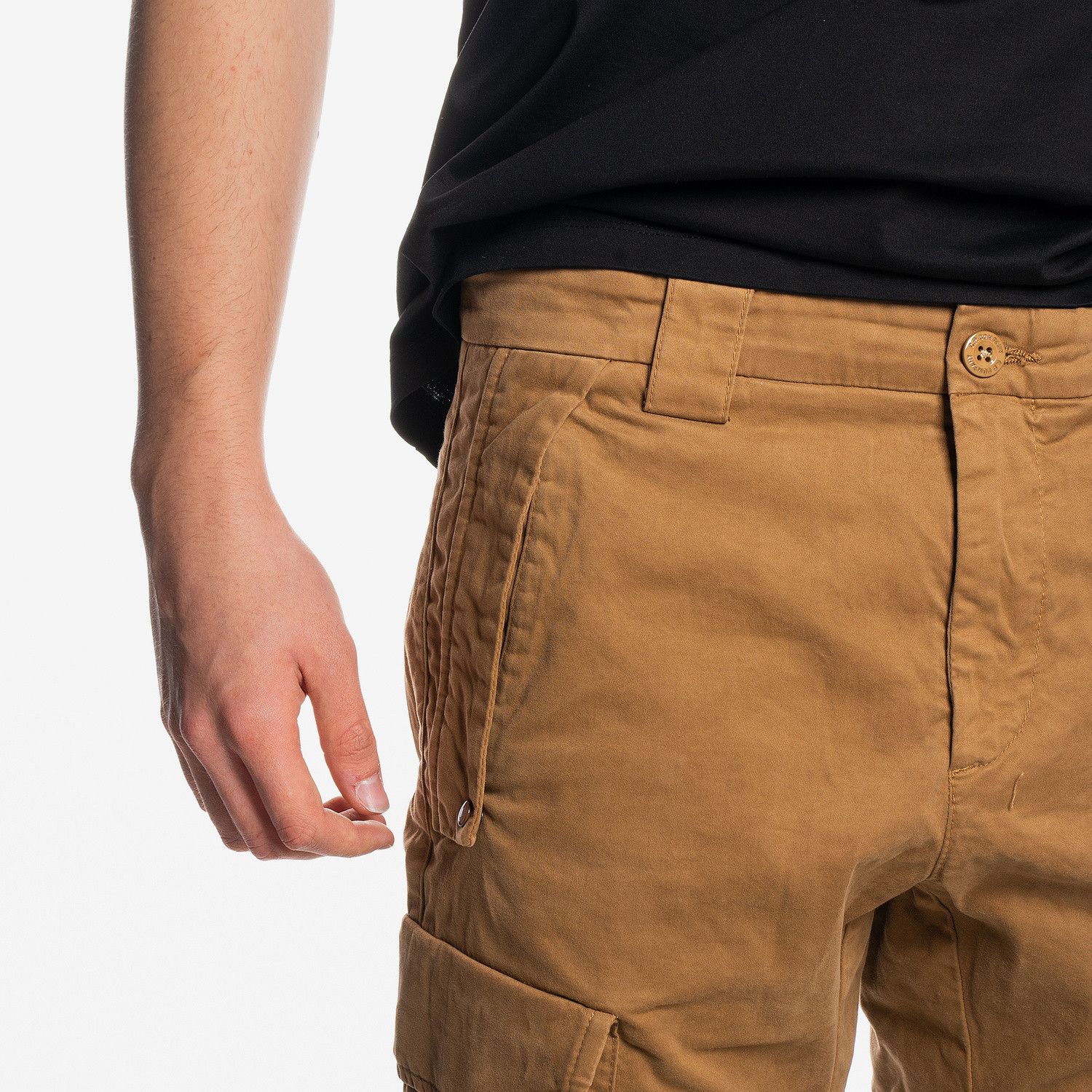 C.P. Company o1y1224 Logo Cargo Pant in Camel Size US 34 / EU 50 - 5 Thumbnail