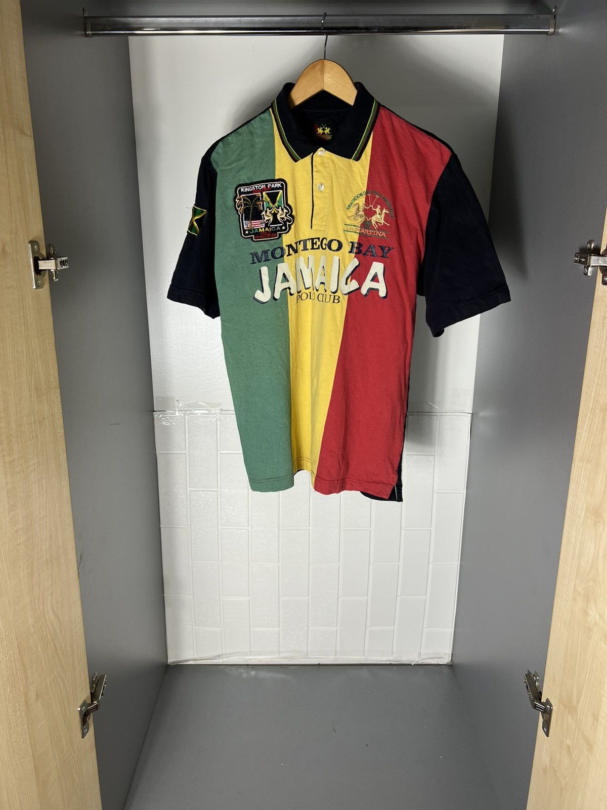 La Martina VINTAGE LA MARTINA JAMAICA POLO CLUB DESIGNER CASUAL Y2K 90s Size US L / EU 52-54 / 3 - 4 Thumbnail