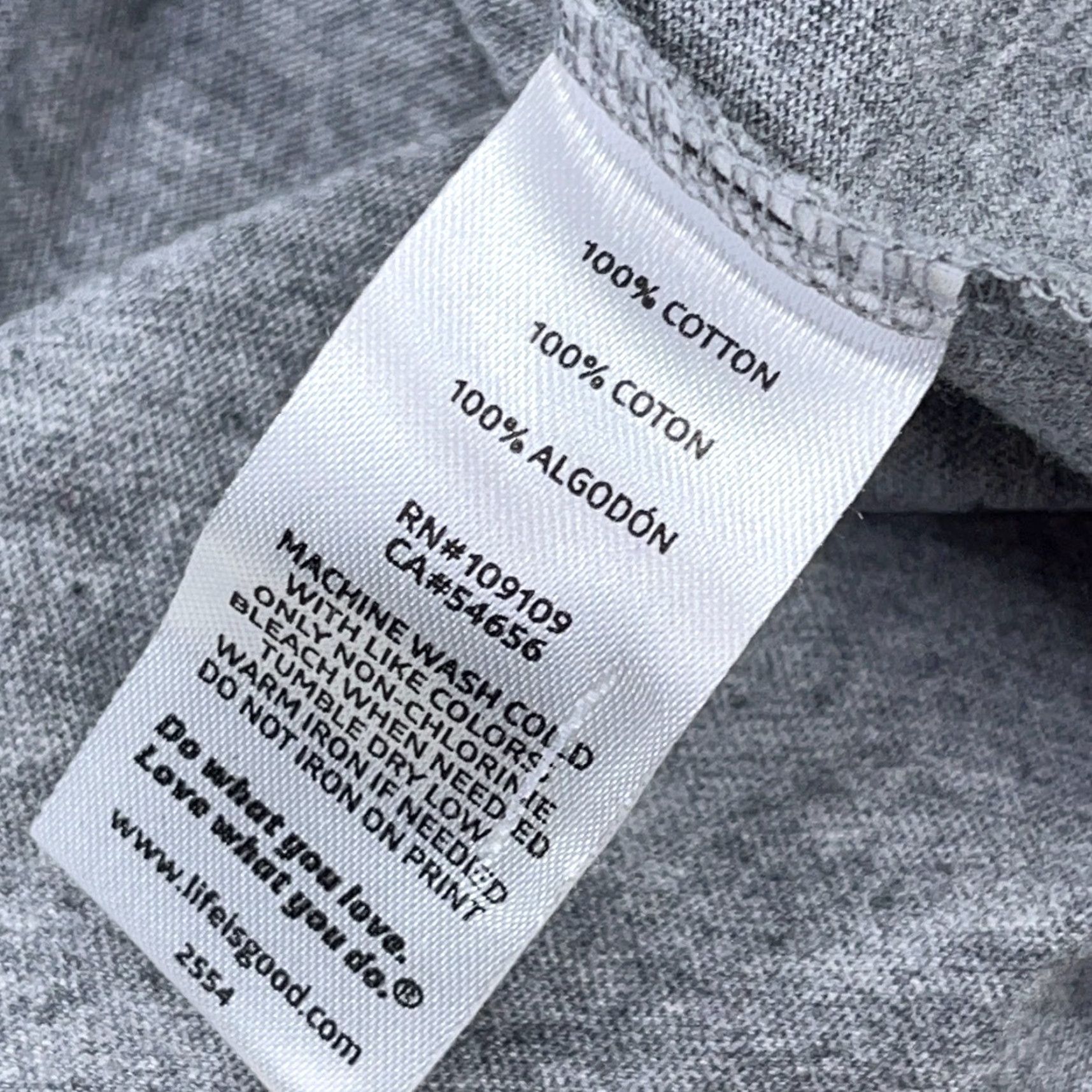 Life is Good Life is Good Gray Smooth Tee Shirt Women Medium Graphic Print Casual Beach Palm Tree Classic Size M / US 6-8 / IT 42-44 - 5 Thumbnail