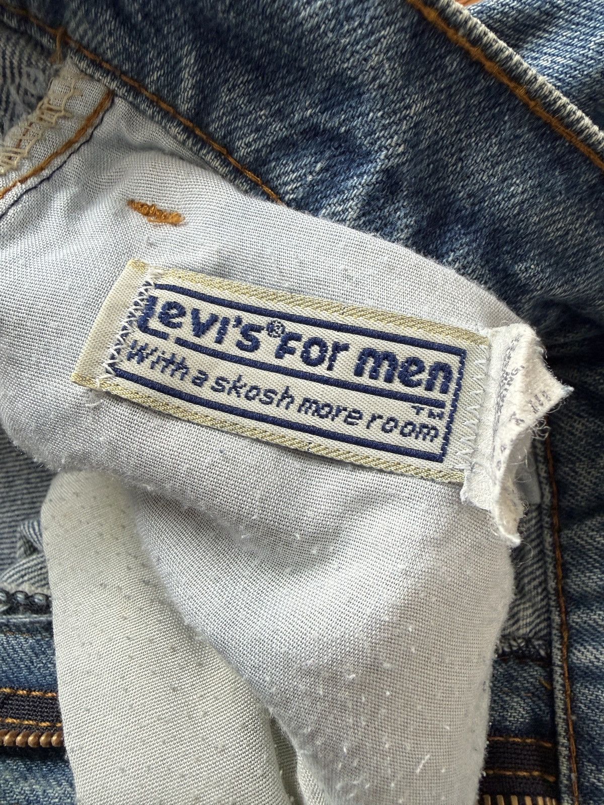 Levi's Vintage 70s Levi's Faded Leather Tab Denim Jeans Size US 32 / EU 48 - 4 Thumbnail