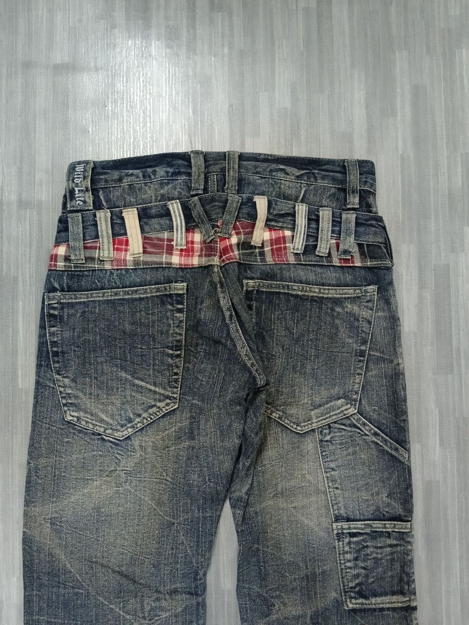 Designer × Vintage SICK DOUBLE WAIST CARPENTER WILD LIFE DENIM PANTS Size US 30 / EU 46 - 5 Thumbnail