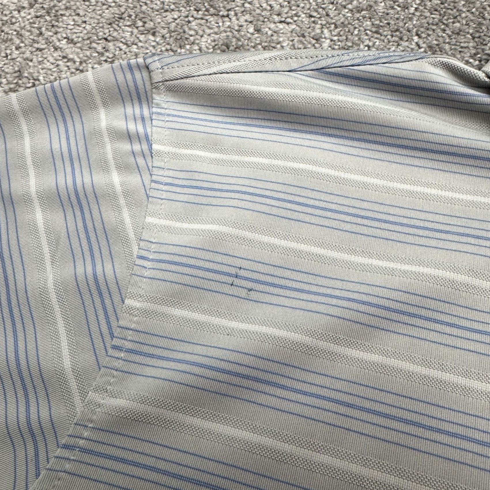 Vintage Lone Cypress Polo Shirt Mens M Blue Striped Luxury Performance Polo Shirt Regular Size M Blue Striped Size US M / EU 48-50 / 2 - 7 Thumbnail