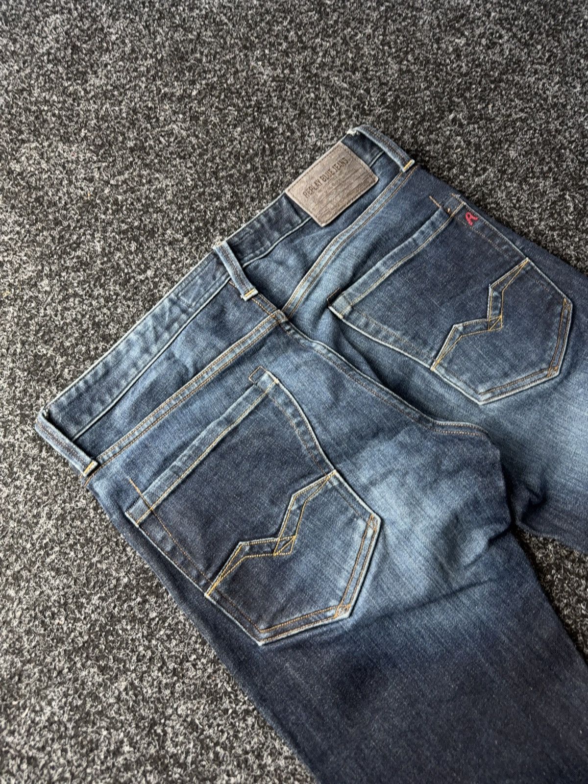 Replay Luxury 00s Replay Blue Denim pants Jeans W31 Vintage Italy Size US 31 - 9 Thumbnail