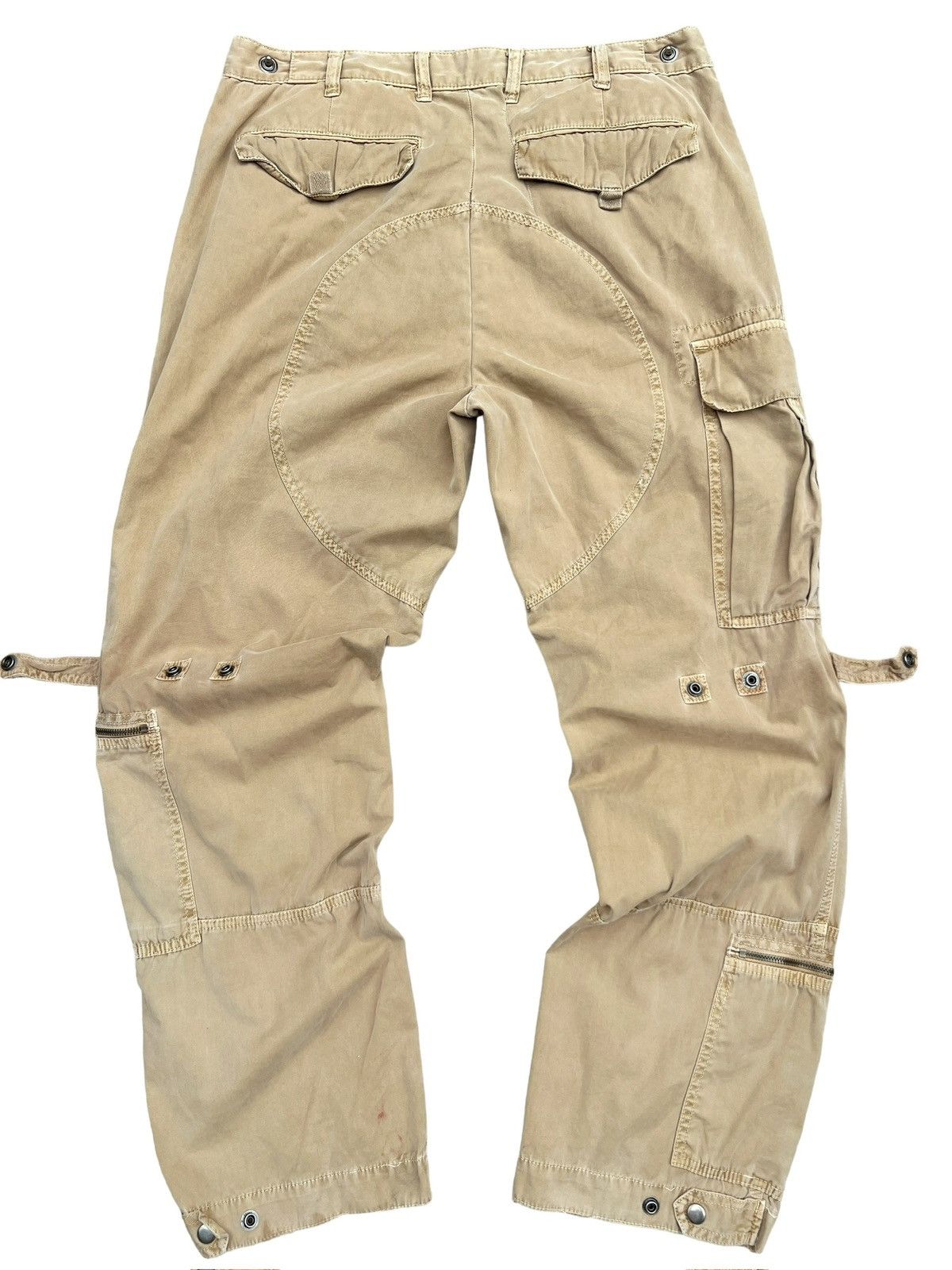Avirex Ralph Lauren Multipocket Tactikal Bondage Baggy Pants 35x31 Size US 35 - 2 Thumbnail