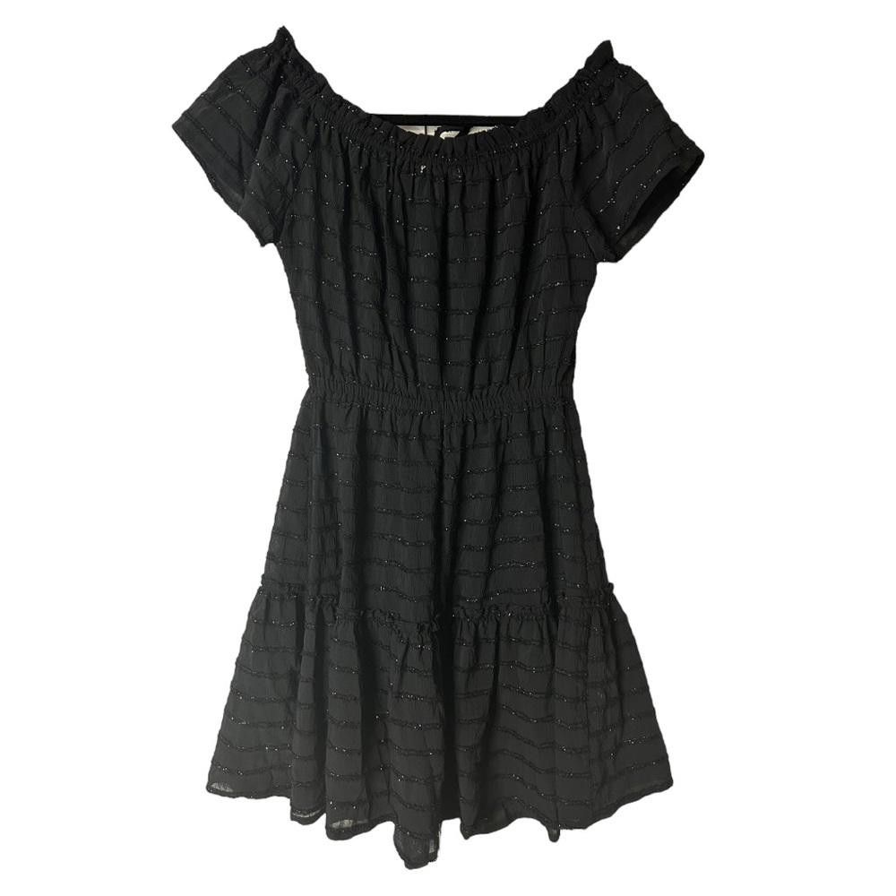 Other Miken l NWT Black Ruffled Dress Small Size S / US 4 / IT 40 - 3 Thumbnail