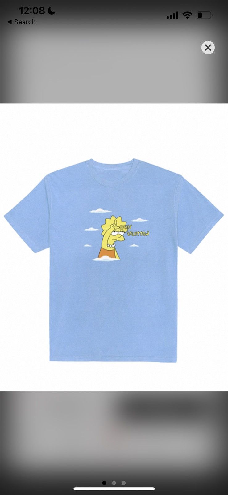 Mega Yacht Lisa Simpson LV Shirt Mega Yacht Louis Vuitton Size US M / EU 48-50 / 2 - 1 Thumbnail