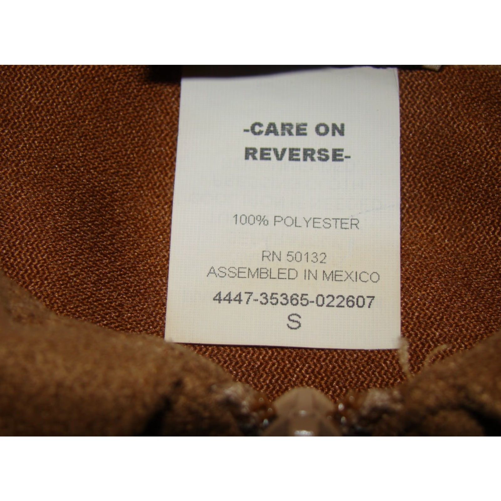 Vintage BonWorth Jacket Womens Size Small Tan Zip-up Sueded Embroidered w/Cuffed Sleeves Size S / US 4 / IT 40 - 4 Thumbnail