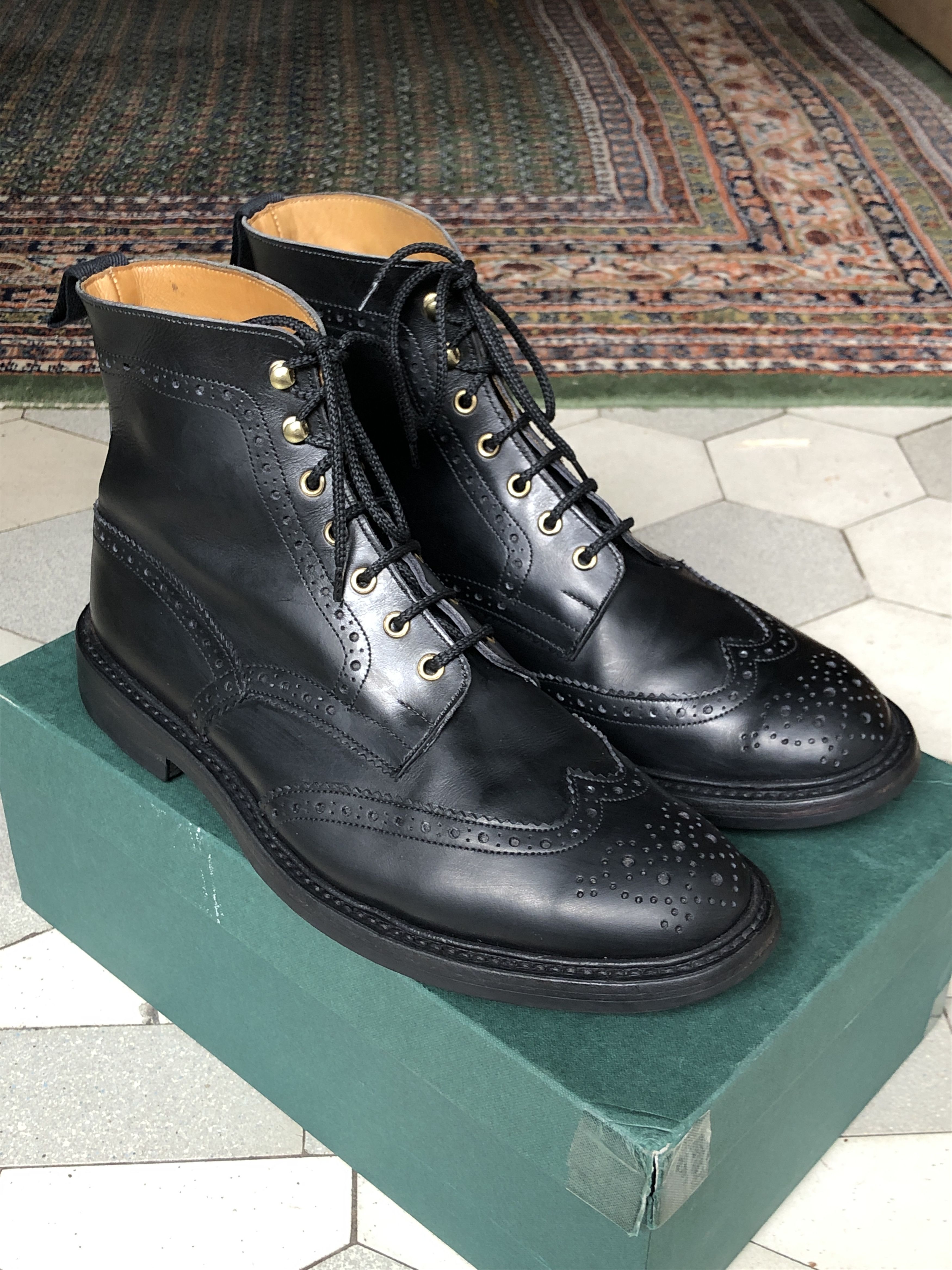 Tricker's Tricker's "Stow" brogue boots customised UK 10.5 Size US 11.5 / EU 44-45 - 8 Thumbnail