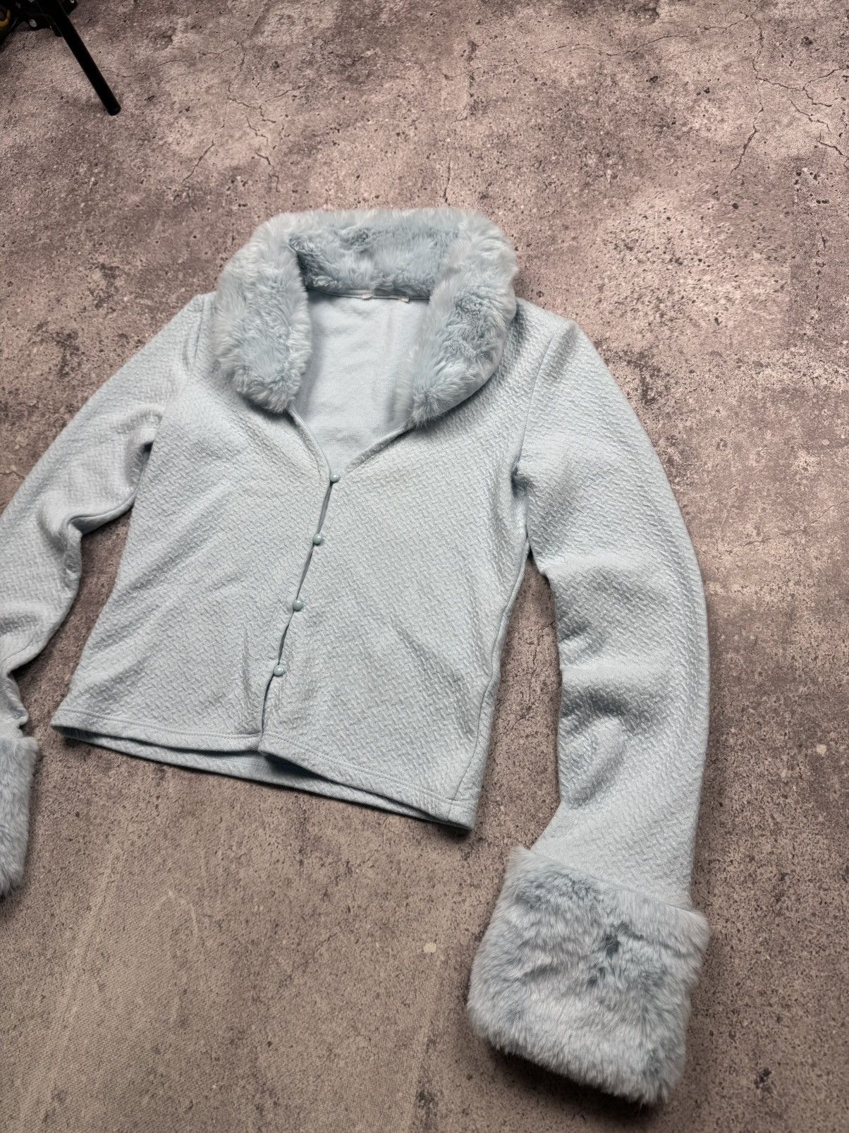 If Six Was Nine Vintage Y2K Abercrombie & Fitch Zip Fur Hoodie LGB Style Jpn Size XS / US 0-2 / IT 36-38 - 2 Thumbnail