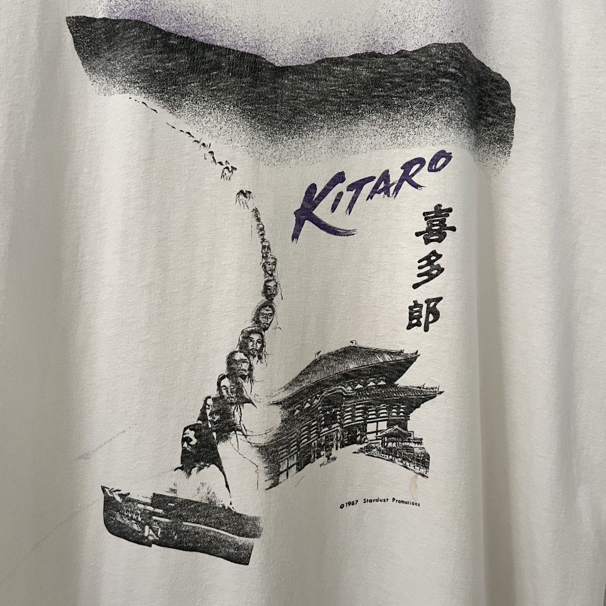 Vintage Vintage Kitaro Japanese Musician T Shirt 80s Size US XL / EU 56 / 4 - 2 Thumbnail