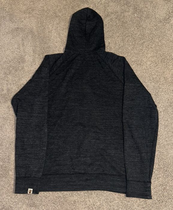 Bape Dark Grey Bape Hoodie | Grailed