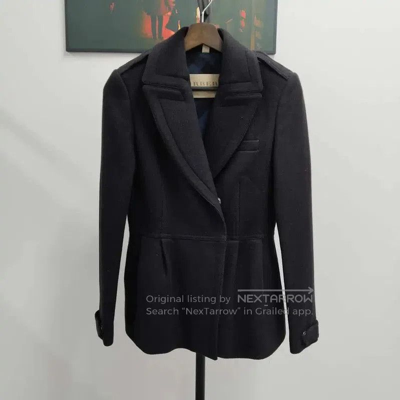 Burberry Burberry Women's Black Wool Winter Jacket. Size L / US 10 / IT 46 - 1 Thumbnail