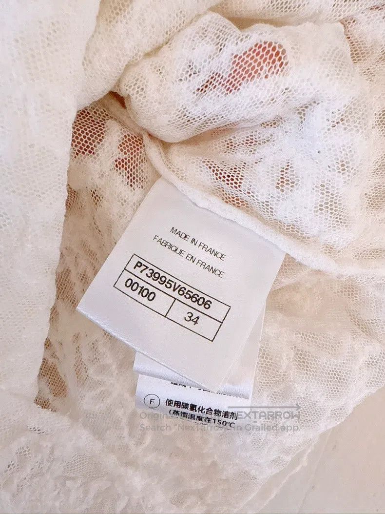 Chanel Chanel 23C Early Spring Vacation Double C Embroidered Lace Size XXS / US 00 / IT 34 - 7 Thumbnail