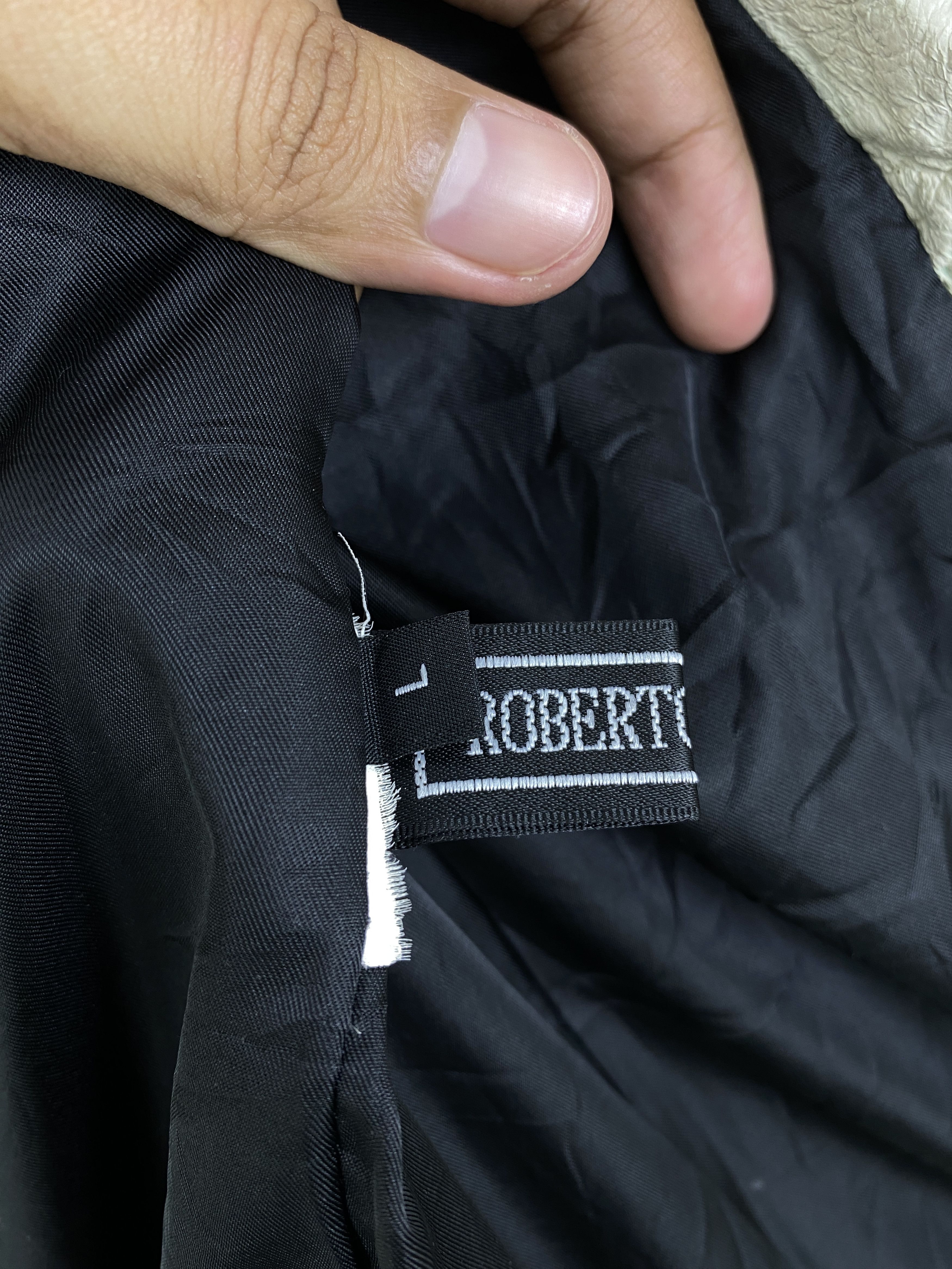 Other Vintage Roberto Massini Distressed Leather Jacket J0127 Size US L / EU 52-54 / 3 - 10 Thumbnail