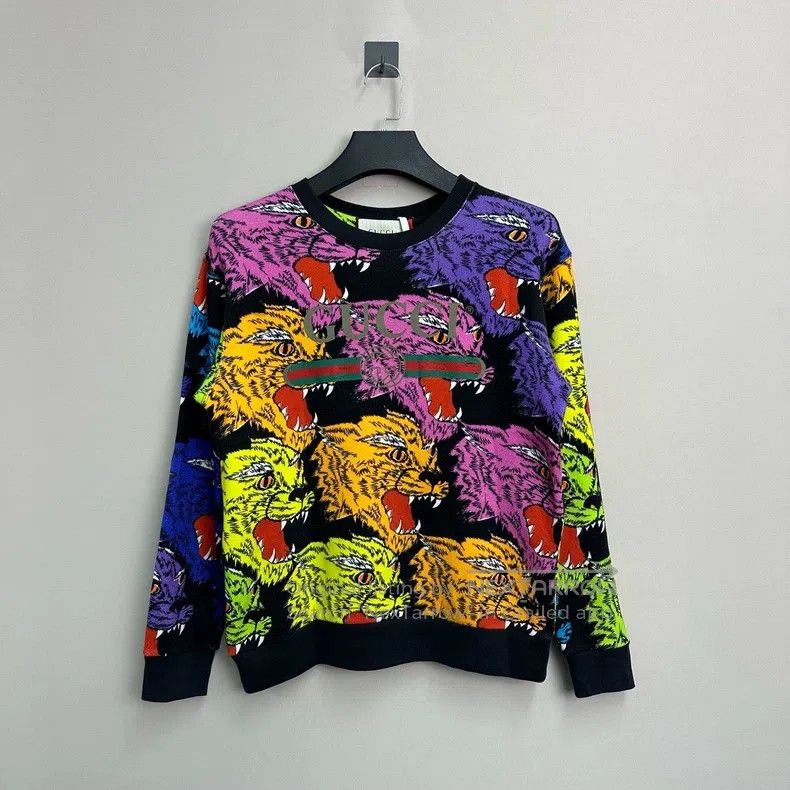 Gucci Gucci Tiger head full-printed sweatshirt Size US XS / EU 42 / 0 - 1 Thumbnail