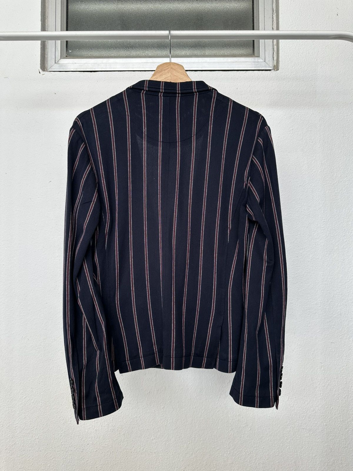 If Six Was Nine 2010's EDGE Rupert Japan pinstripe Vkei blazer Size US M / EU 48-50 / 2 - 15 Thumbnail