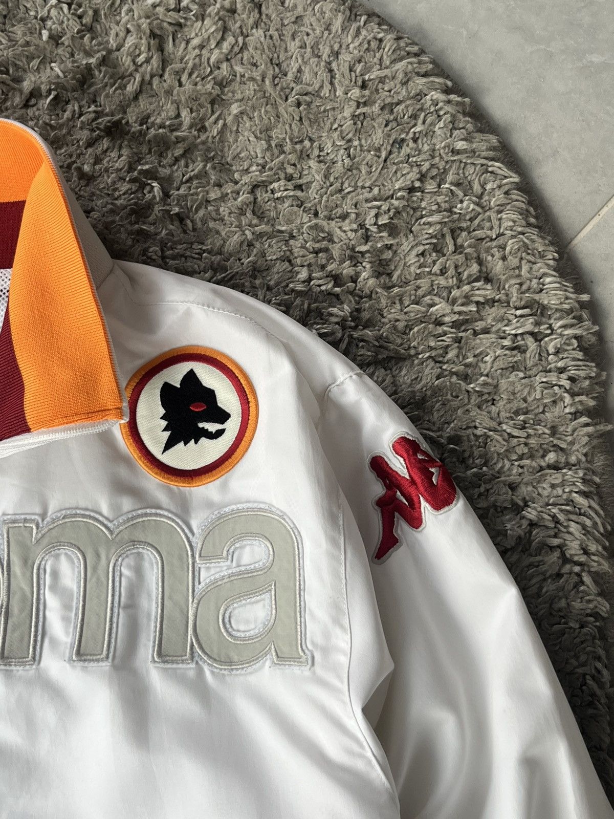 Kappa Vintage Nylon Zip Kappa Soccer football team FC.Roma Y2K Size US S / EU 44-46 / 1 - 3 Thumbnail
