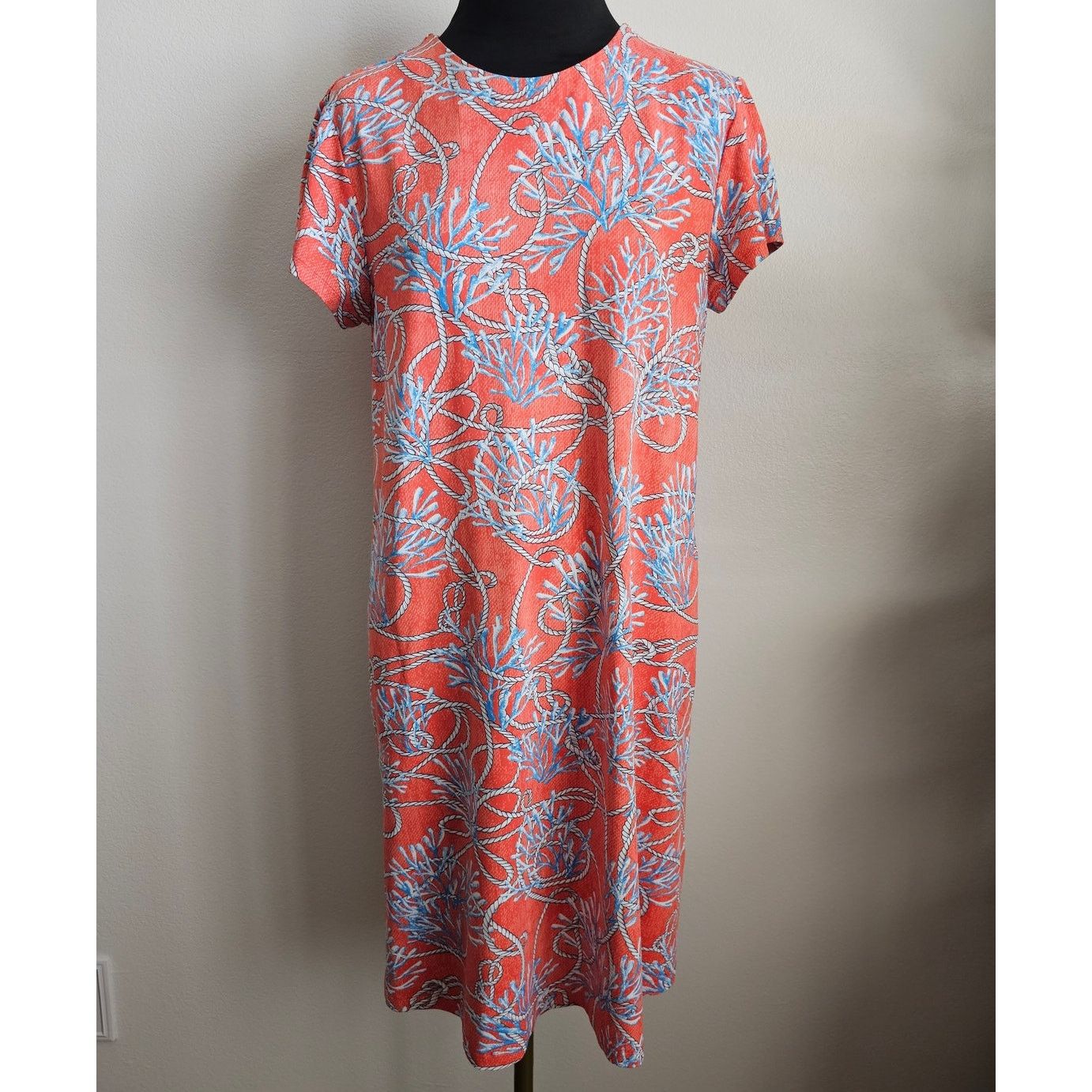 J.McLaughlin EUC J. Mclaughlin Catalina Cloth A-Line Dress w/Pockets L Size L / US 10 / IT 46 - 1 Thumbnail