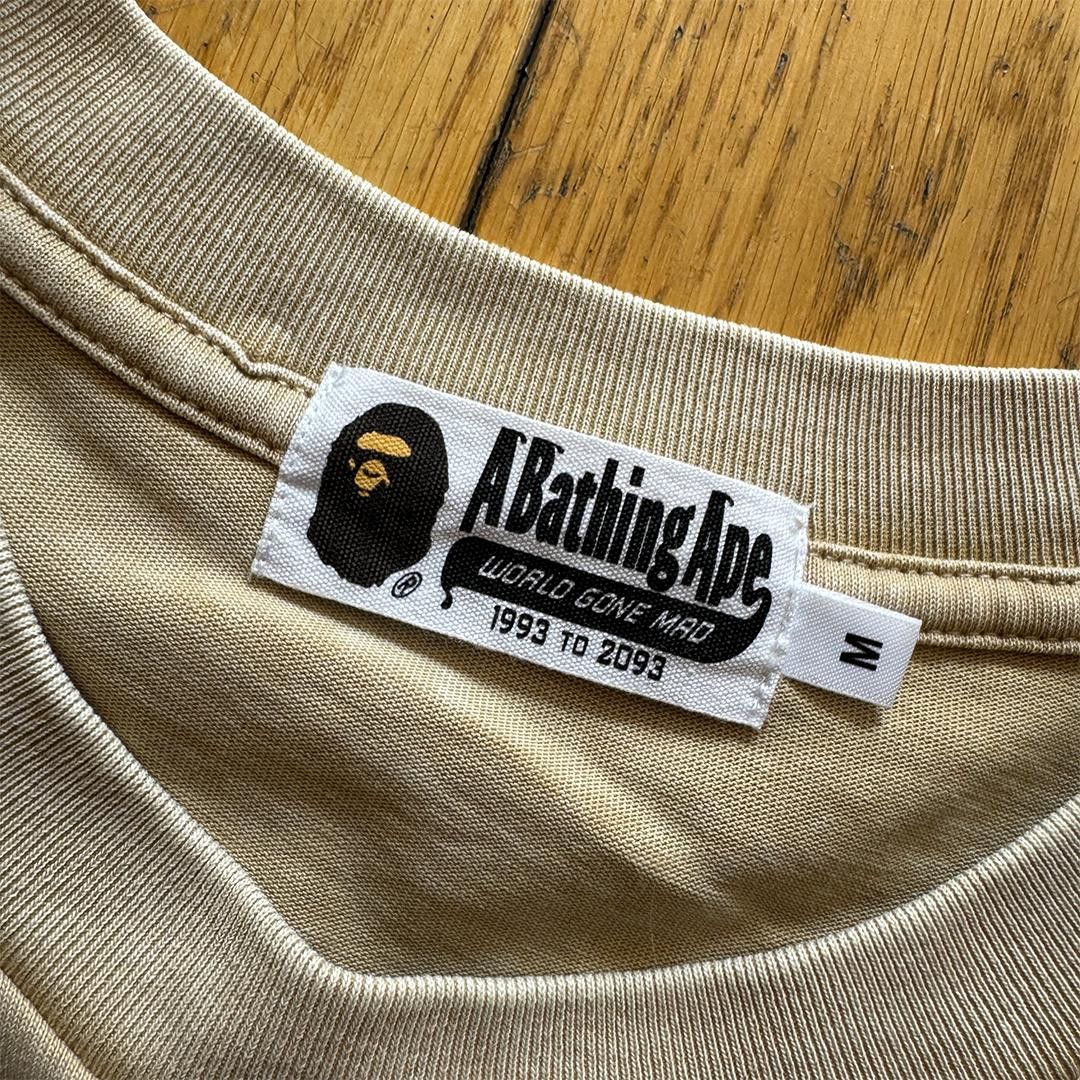 Bape BAPE x Kid Super Beige Oversized Tee (M) Size US M / EU 48-50 / 2 - 3 Thumbnail