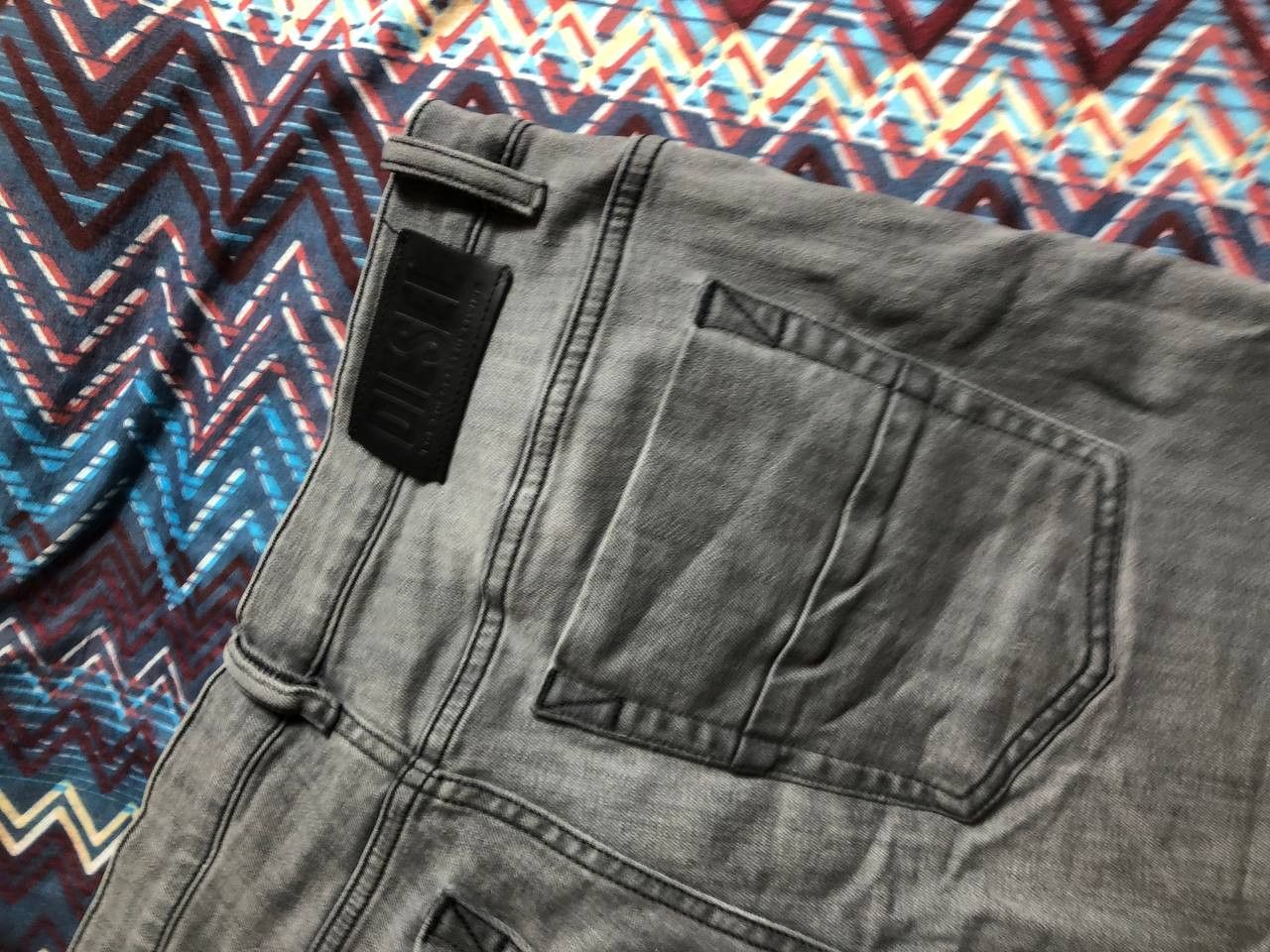 Diesel × Vintage Vintage Diesel Jeans Distressed Faded Wide Y2K Size US 33 - 20 Thumbnail